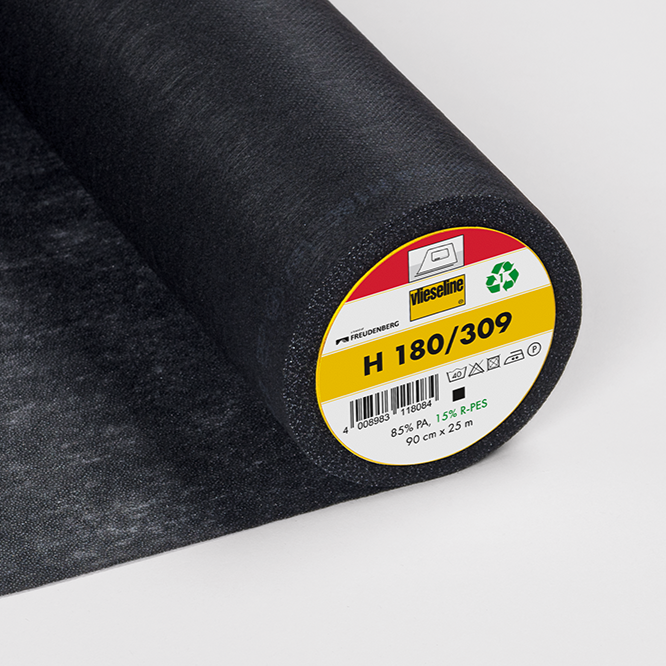 Bügeleinlage Vlieseline ® H180 schwarz