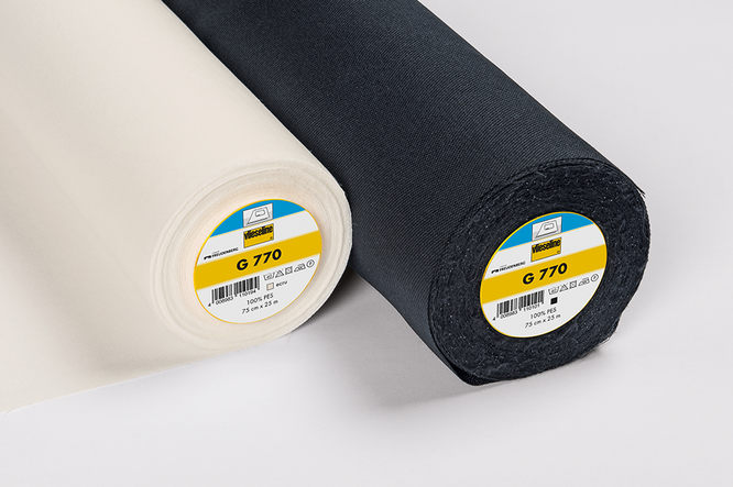Gewebeeinlage Vlieseline ® G 770 schwarz bi-elastisch