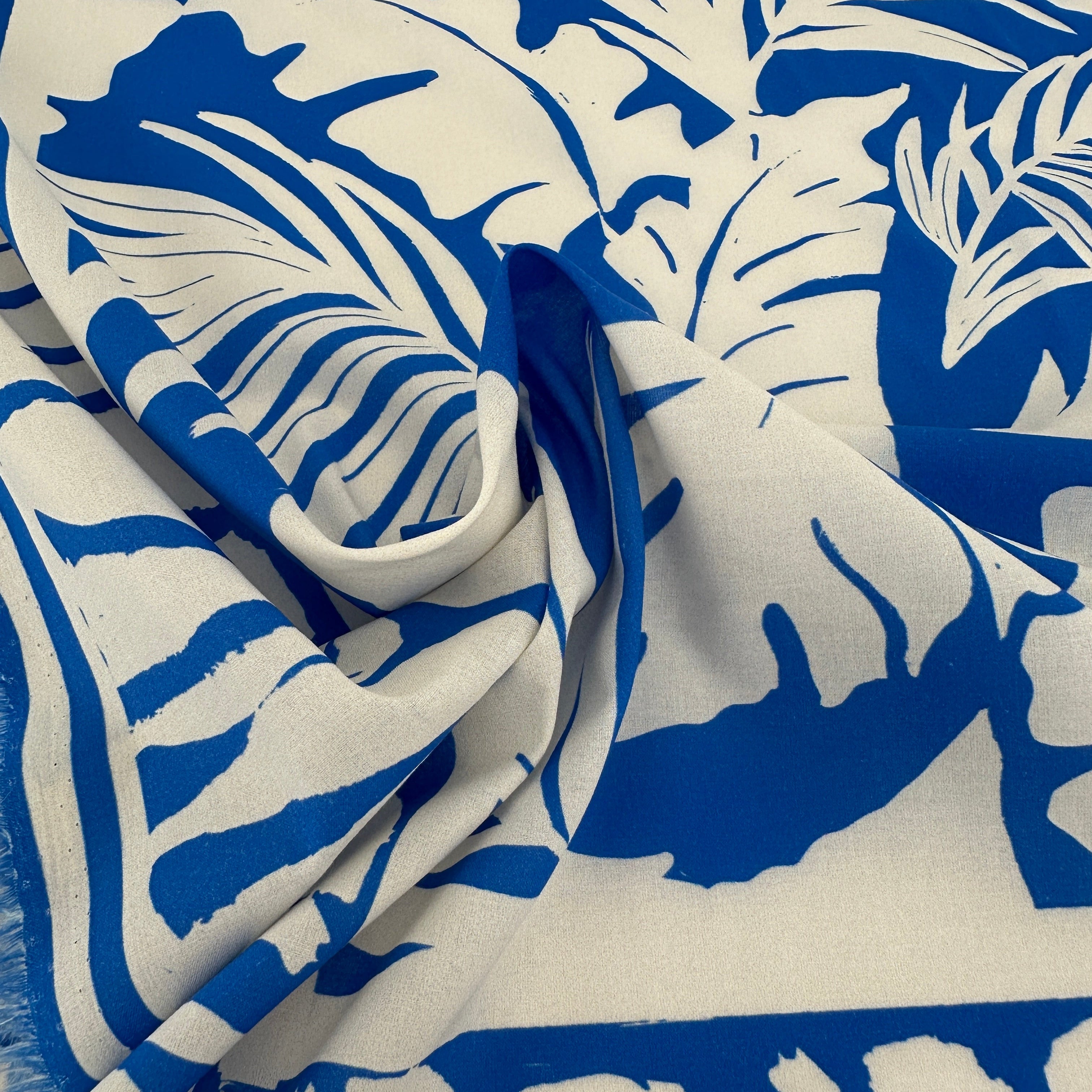 No. 1609 Baumwoll Voile Panel Palmen