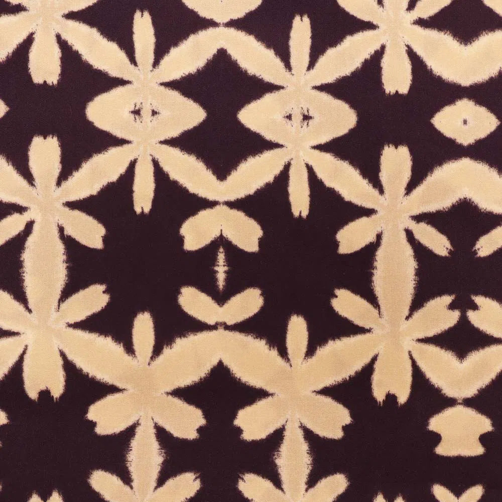 No. 1392 Baumwollstoff Stretch Batik aubergine