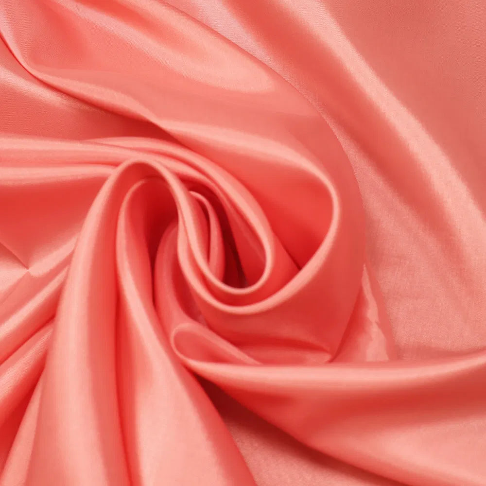 doublure taffetas rose saumon