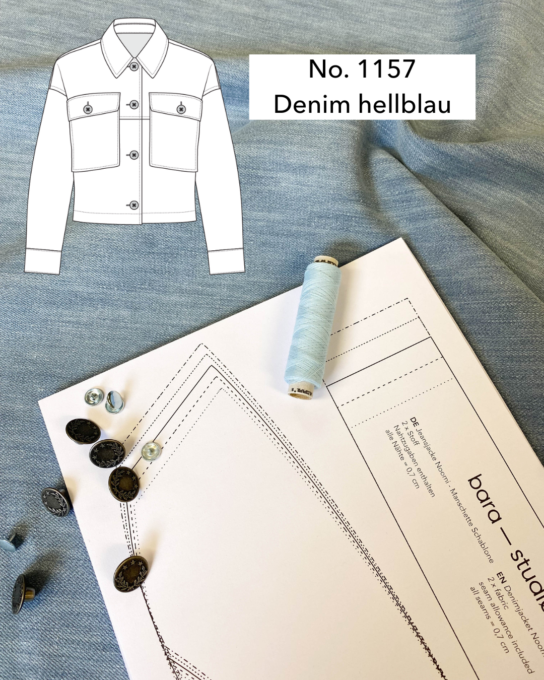 DIY-Set Jeansjacke Noomi