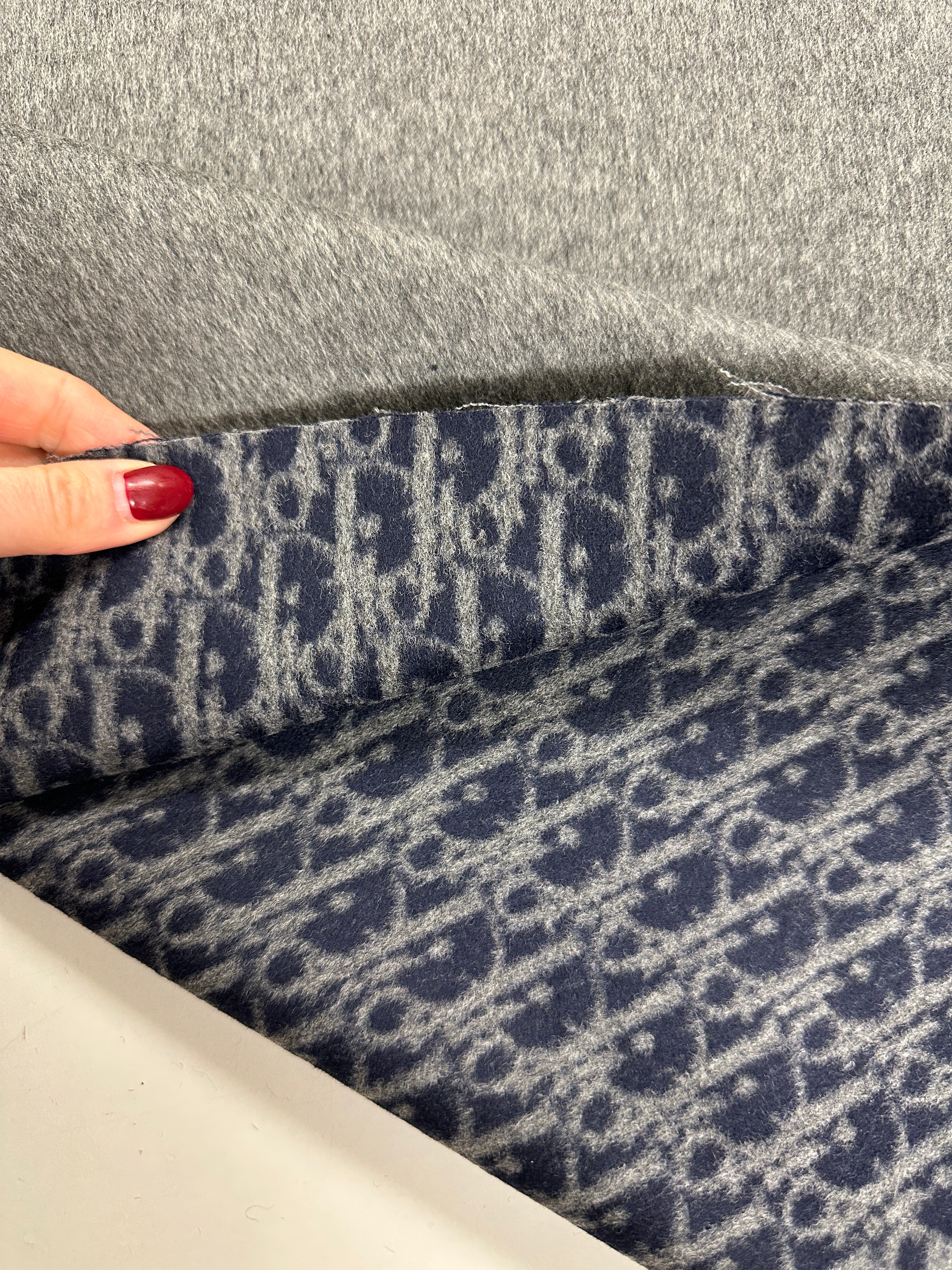 No. 1869 Doubleface Schurwolle navy D*or