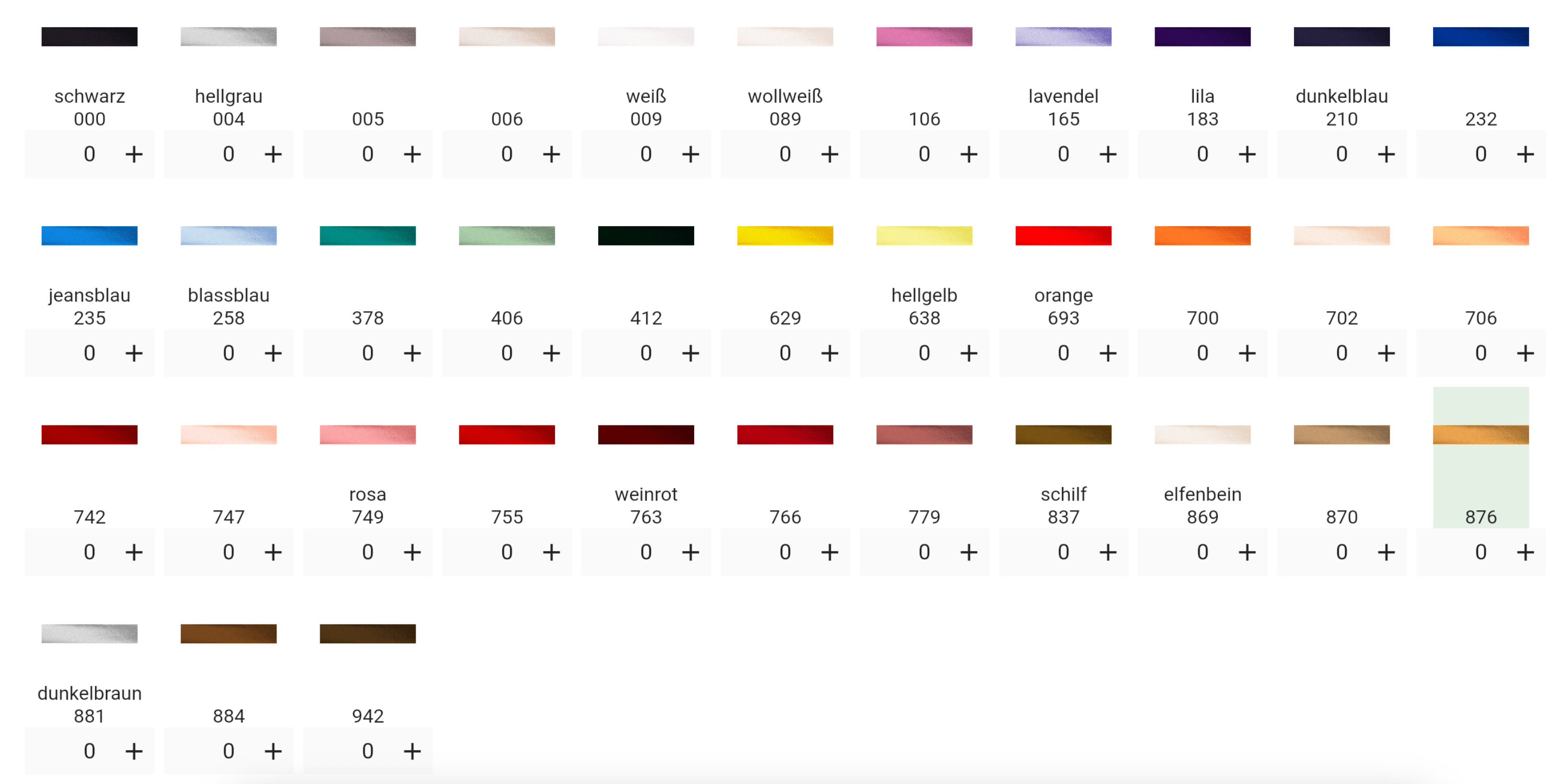 Satin Schrägband gefalzt 40/20mm 1m