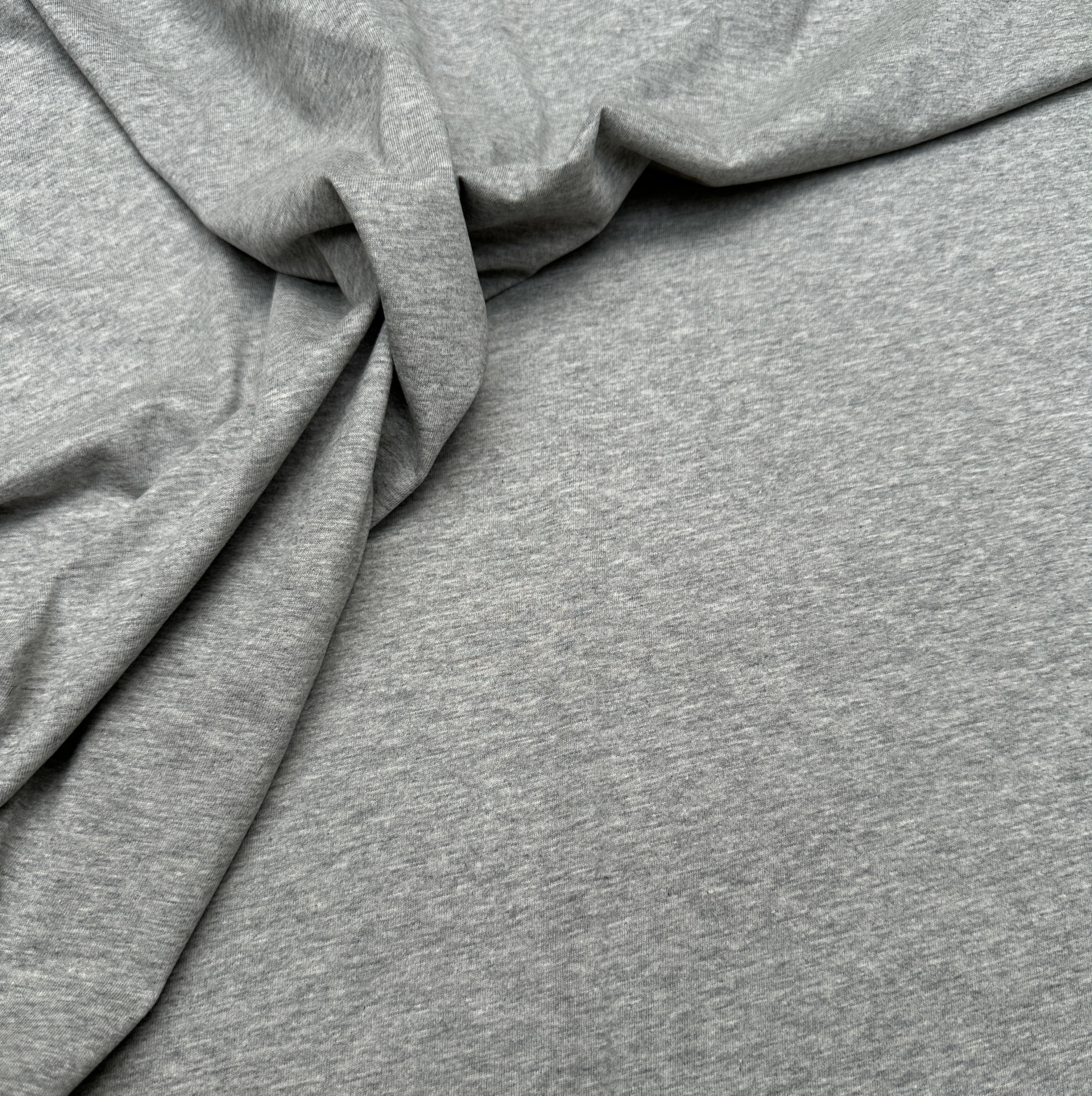 No. 1433 Baumwolljersey grau melange