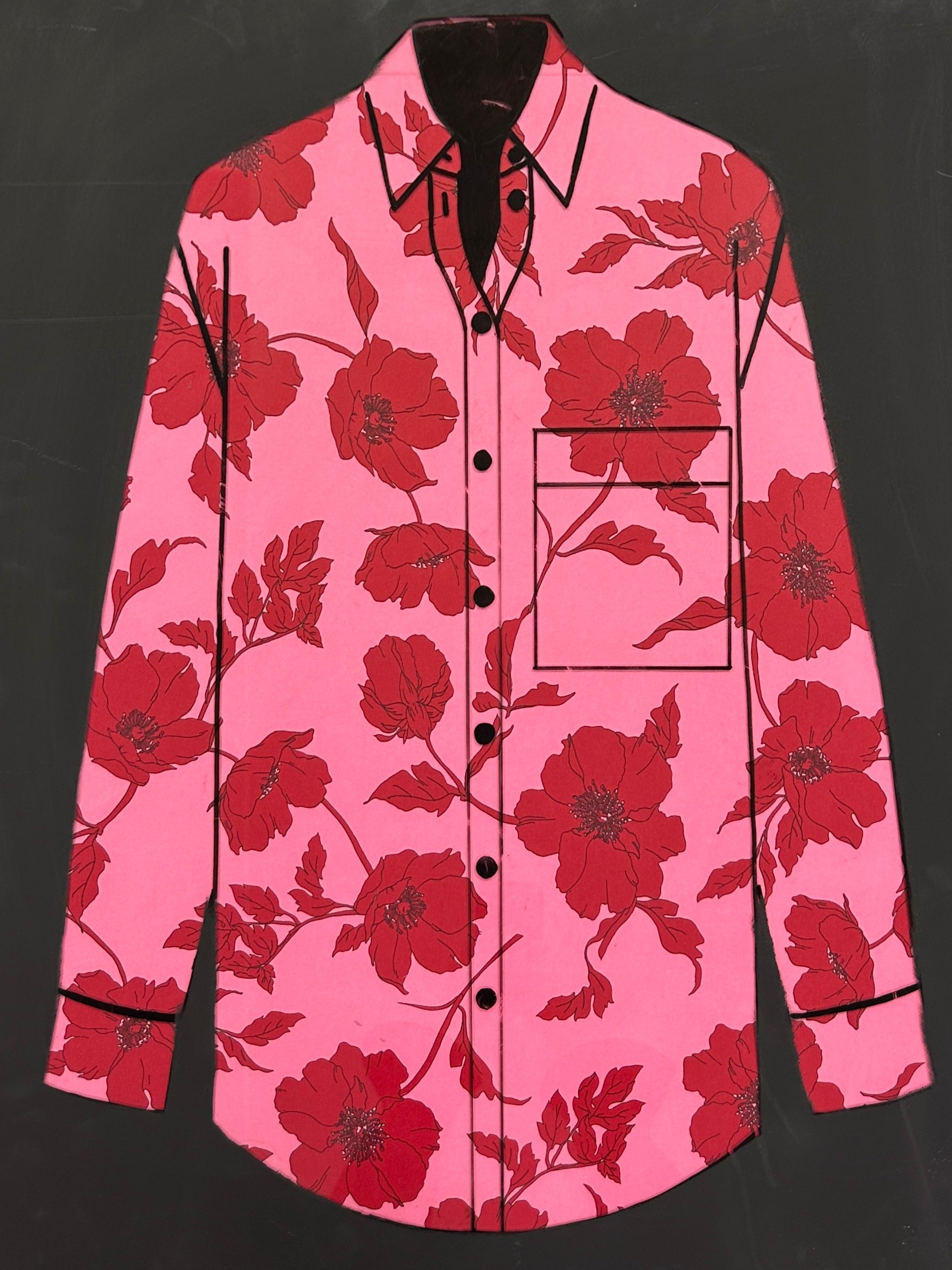 No. 2032 Seidencrepe pink rot