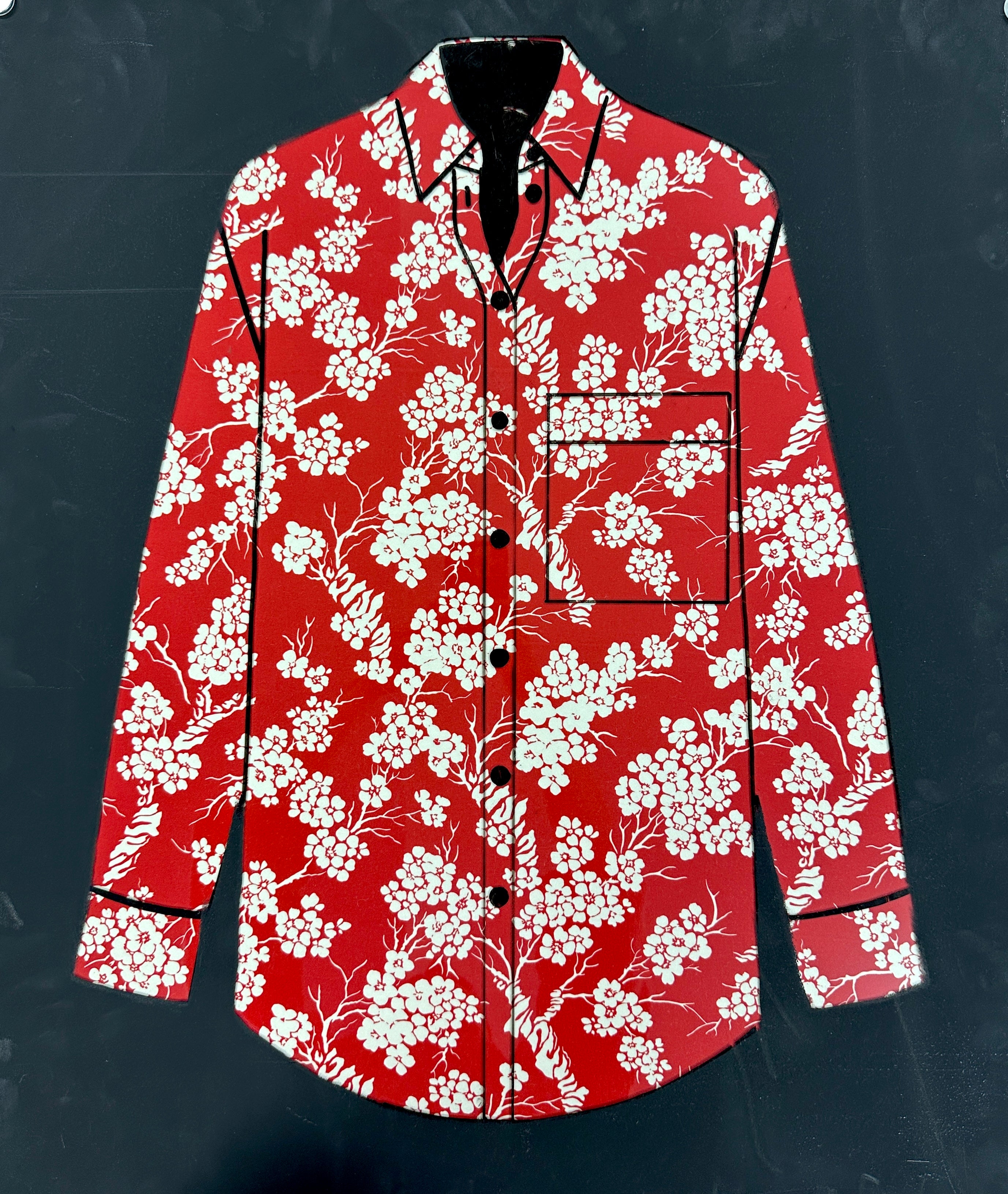 T8VQ2 - Seidencrepe Kirschblüten Lor* P*ana