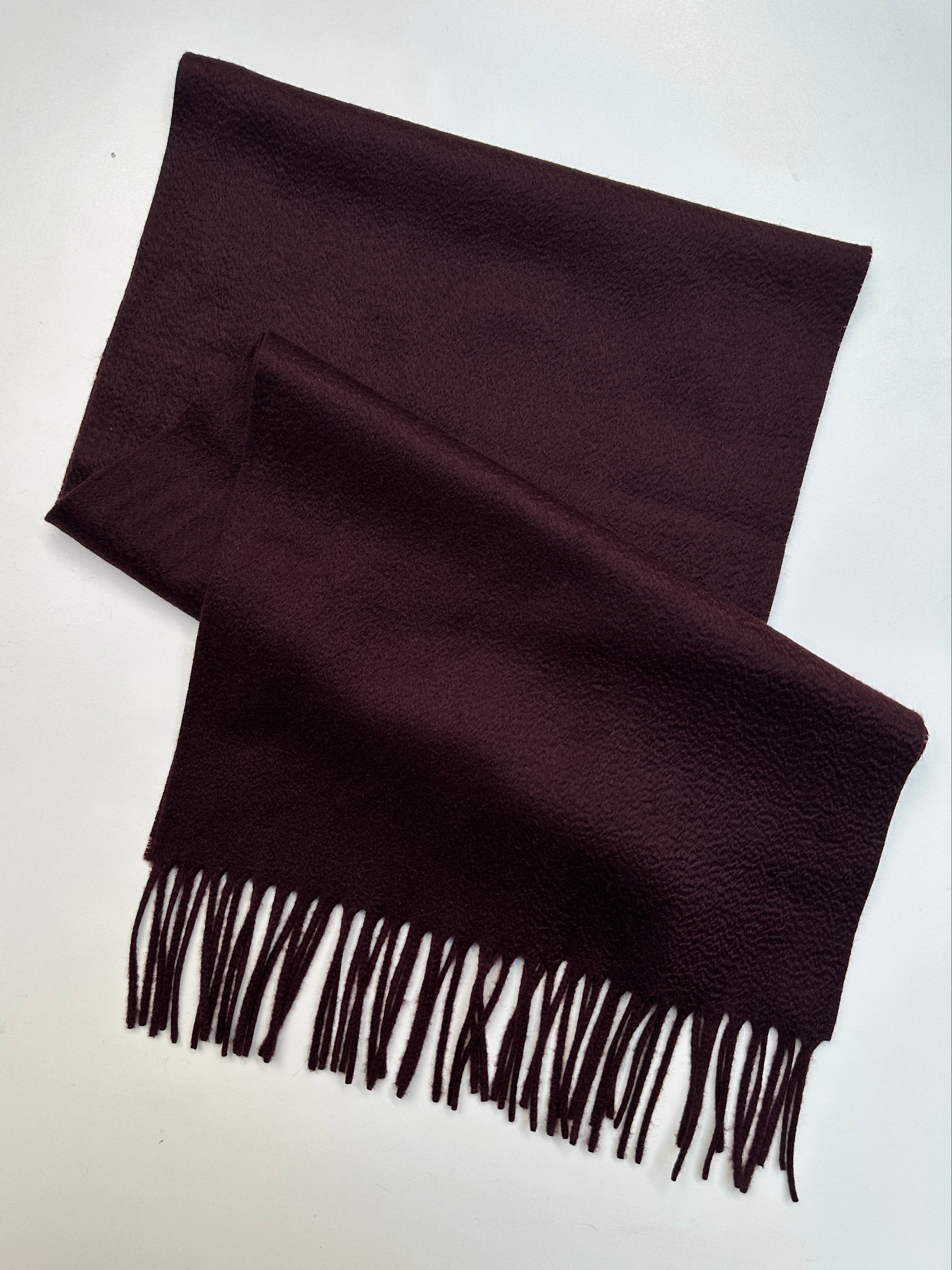 Schal 100% Kaschmir burgundy