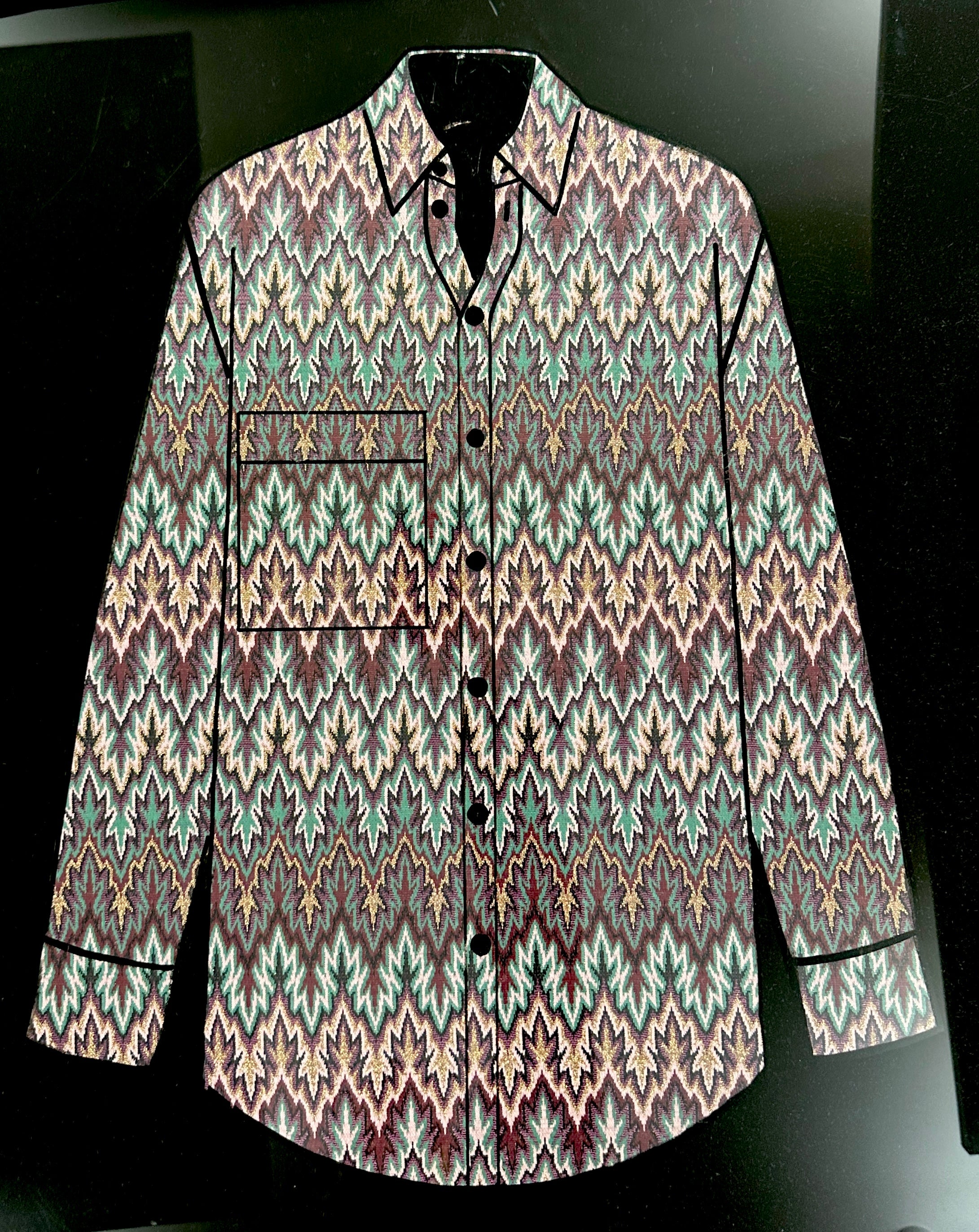 No. 1830 Strickstoff Lurex Misson*