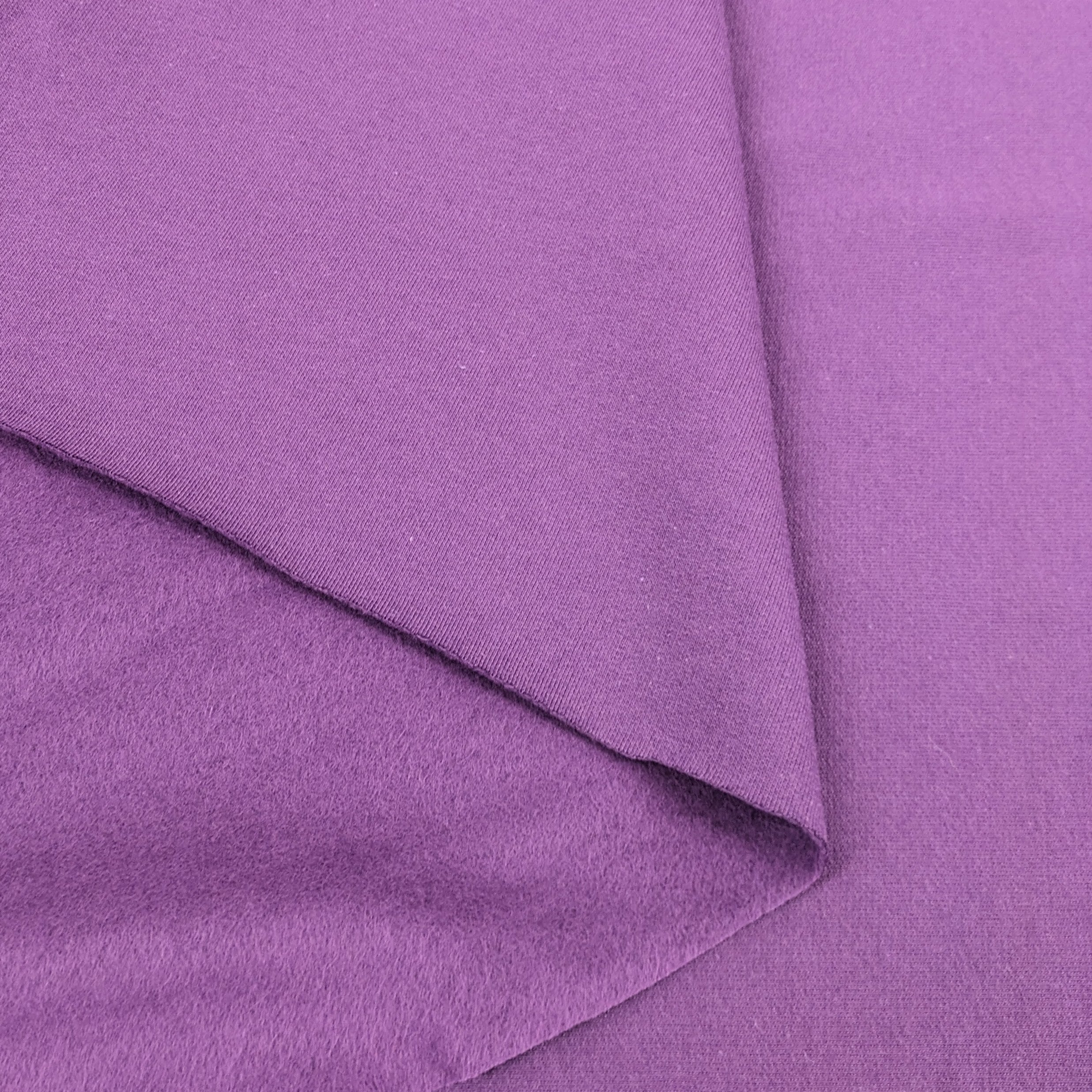 No. 1183 Sweat fabric cotton purple / various lengths
