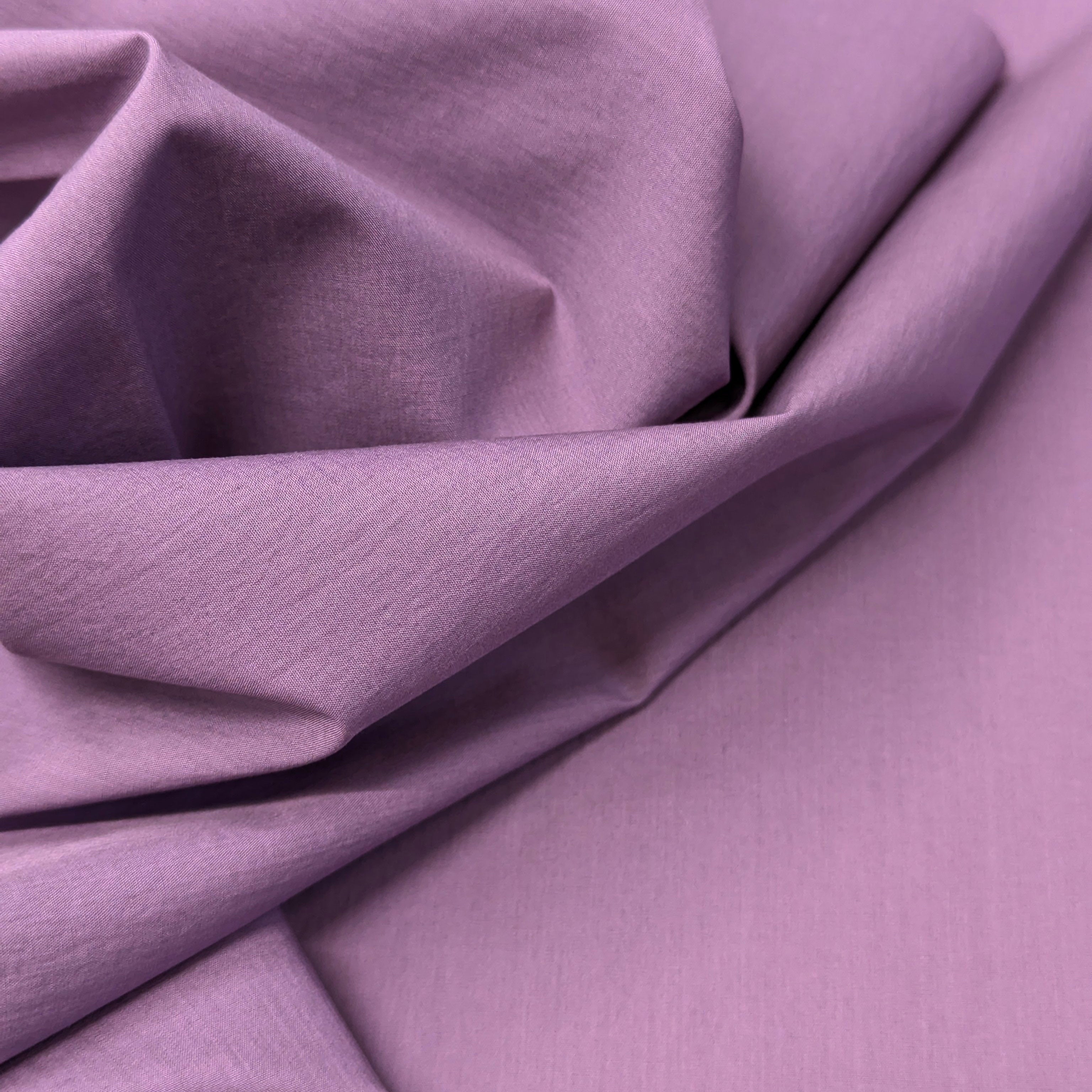 No. 1530 Baumwoll-Blusenstoff crinkle-touch light purple Brun. Cuc. | mehrere Abschnitte