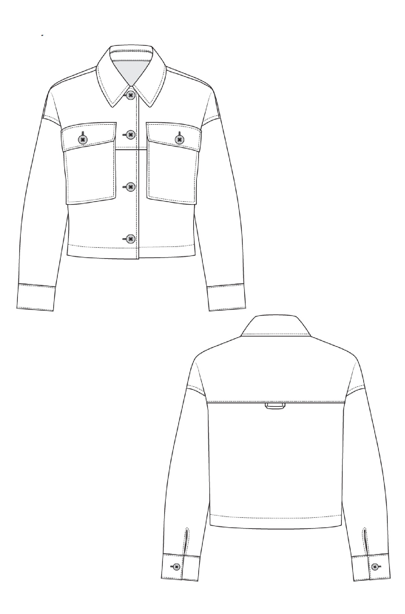 E-book denim jacket Noomi