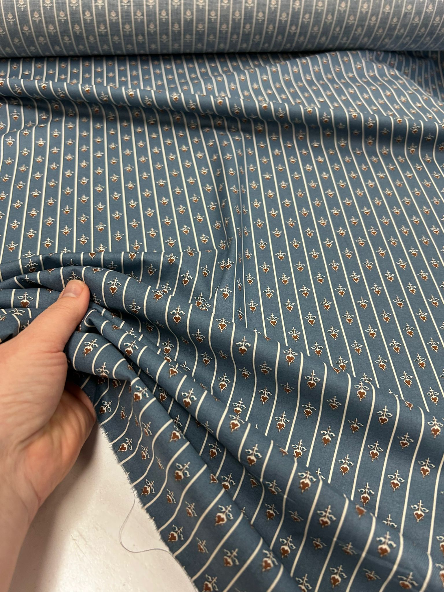 No. 1949 Baumwollpoplin jeansblau DG