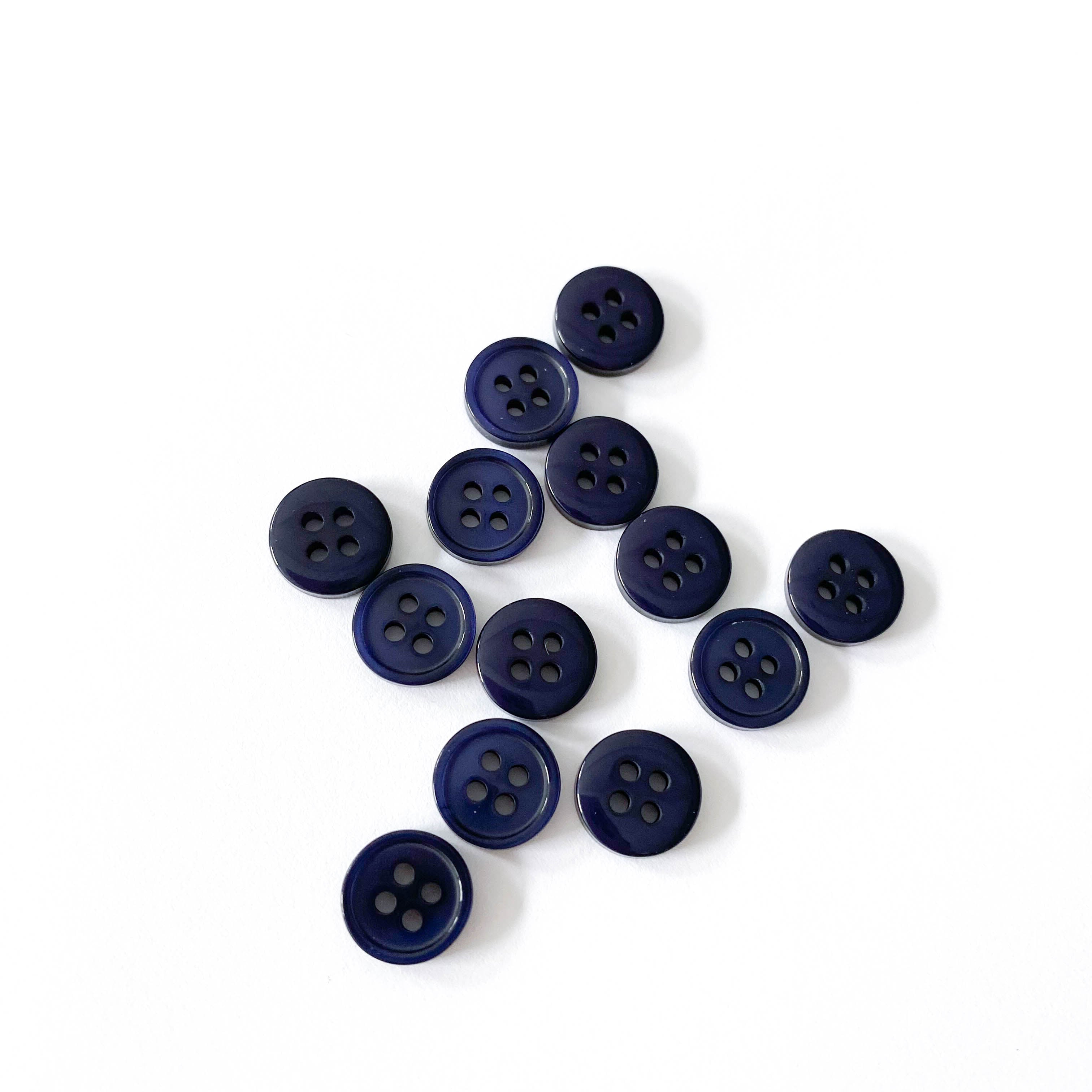 Petits boutons de chemisier 1,1 cm différentes couleurs