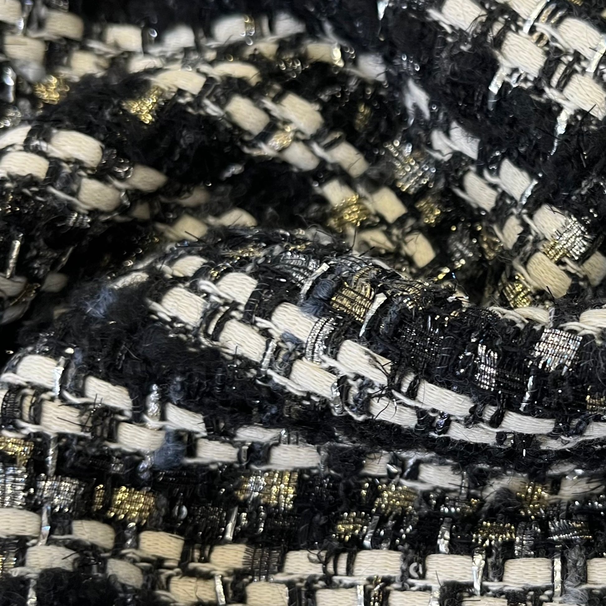 No. 1493 Boucle schwarz silber