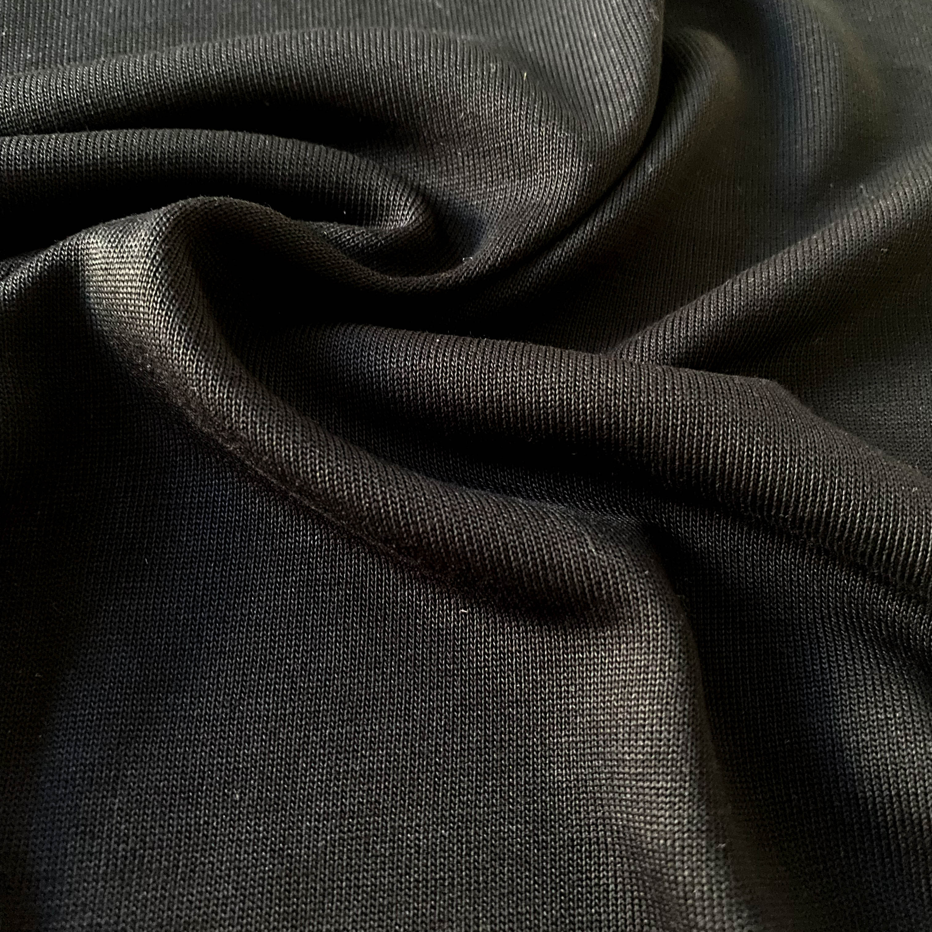 No. 1337 leichter Viskosejersey schwarz