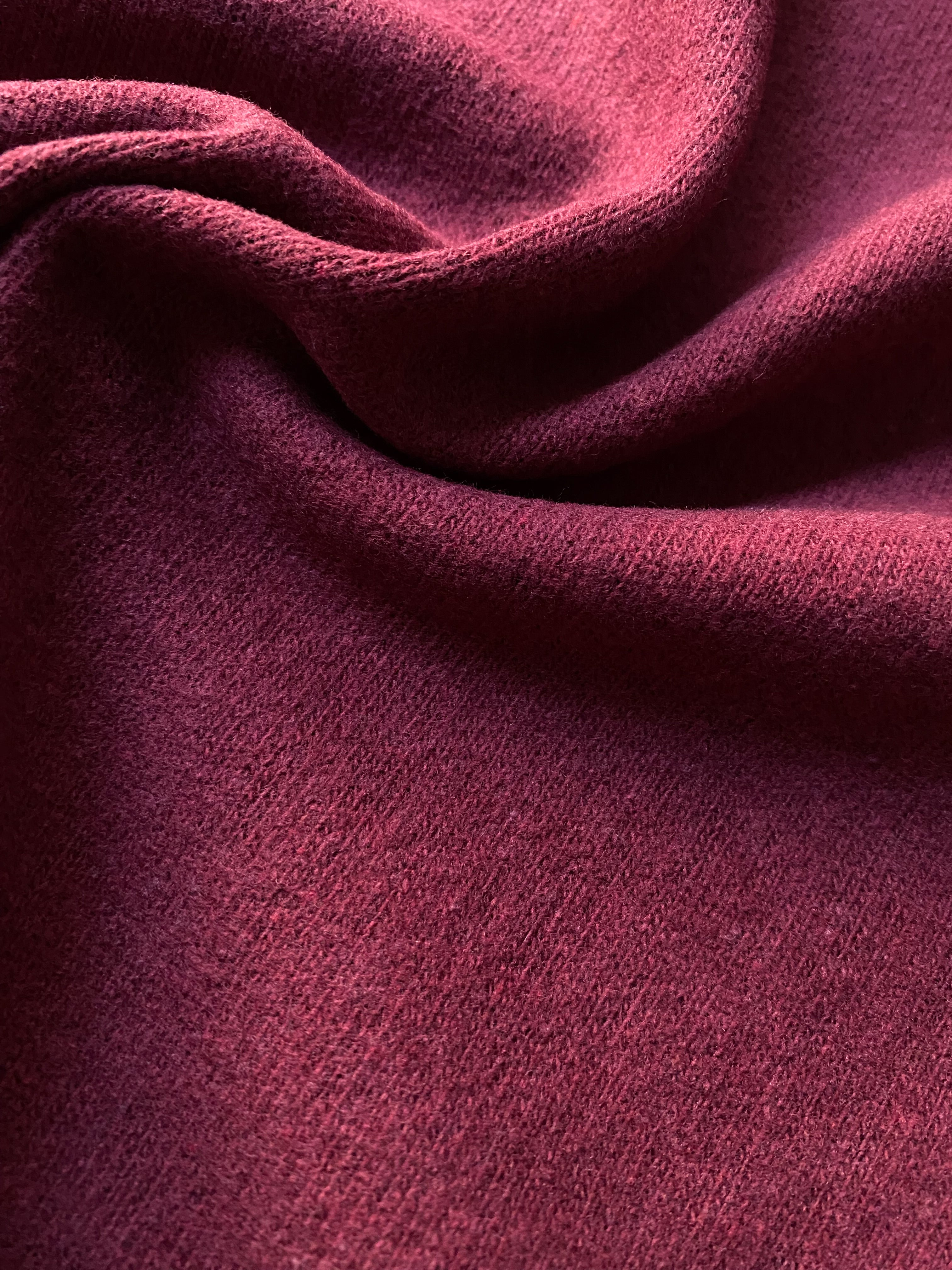 No. 1037 Weicher Strick weinrot | 1,00m