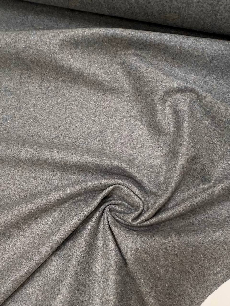 No. 1882 Mantelstoff hellgrau melange Ratti