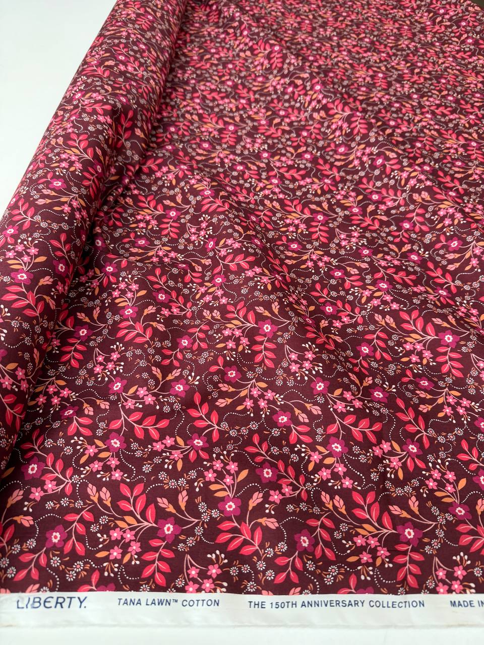 LIBERTY🔥🔥🔥 Tana Lawn bordeaux