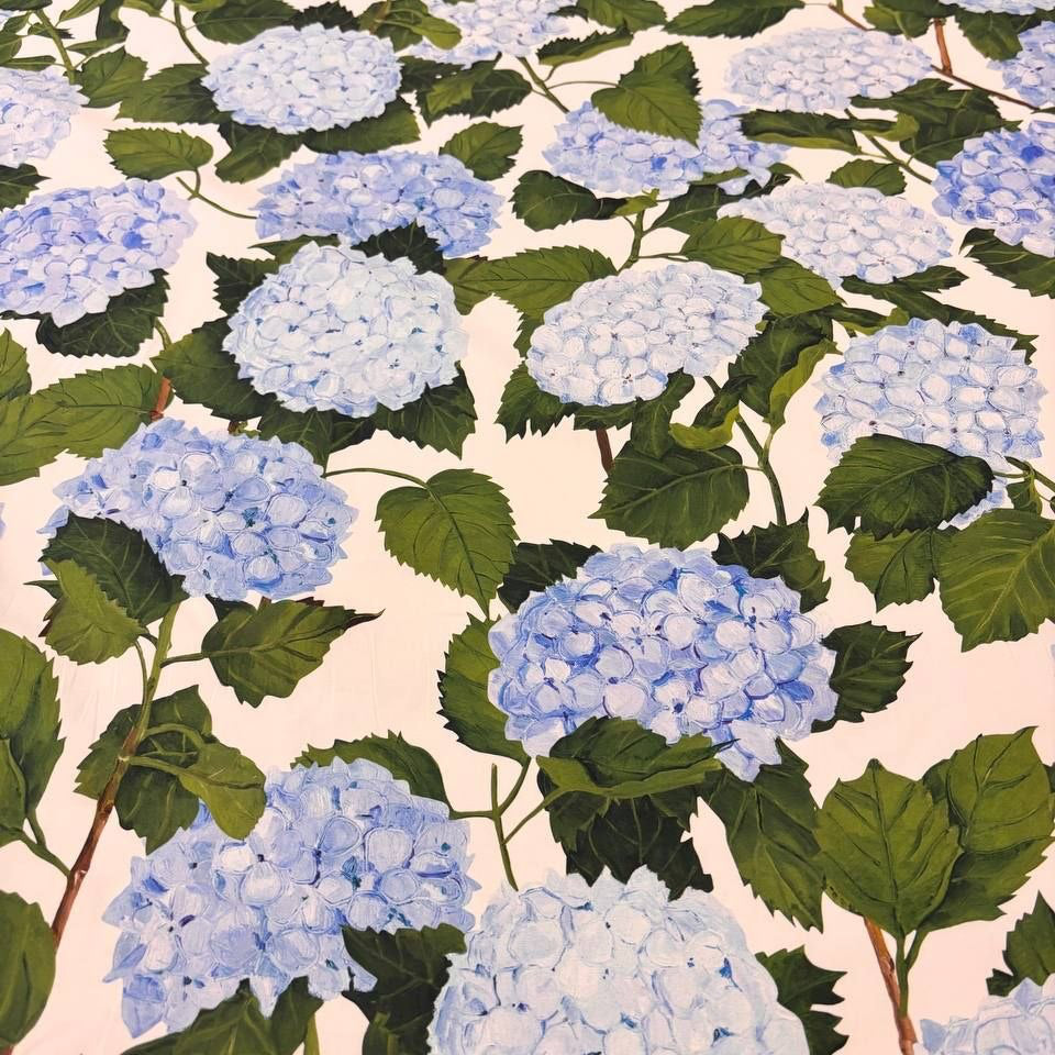No. 2107 Baumwolle Blau Hortensien OR
