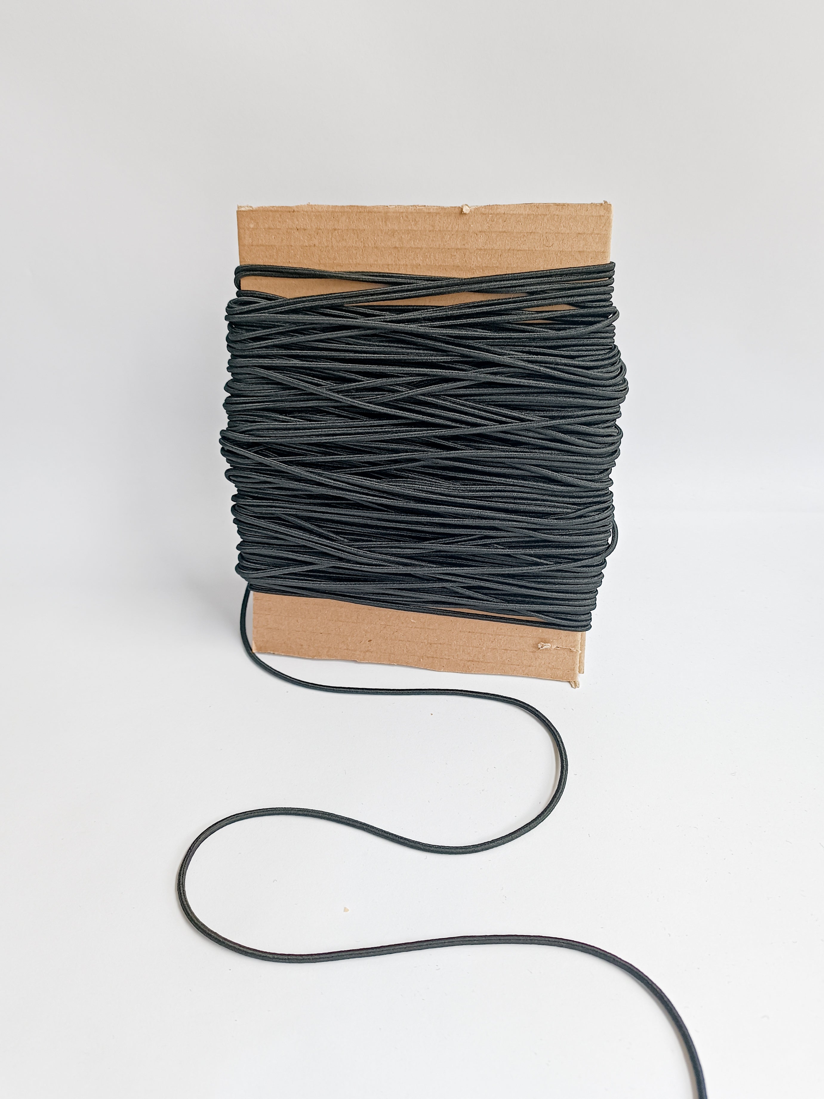 Cordon 2,5 mm noir | 1 mètre