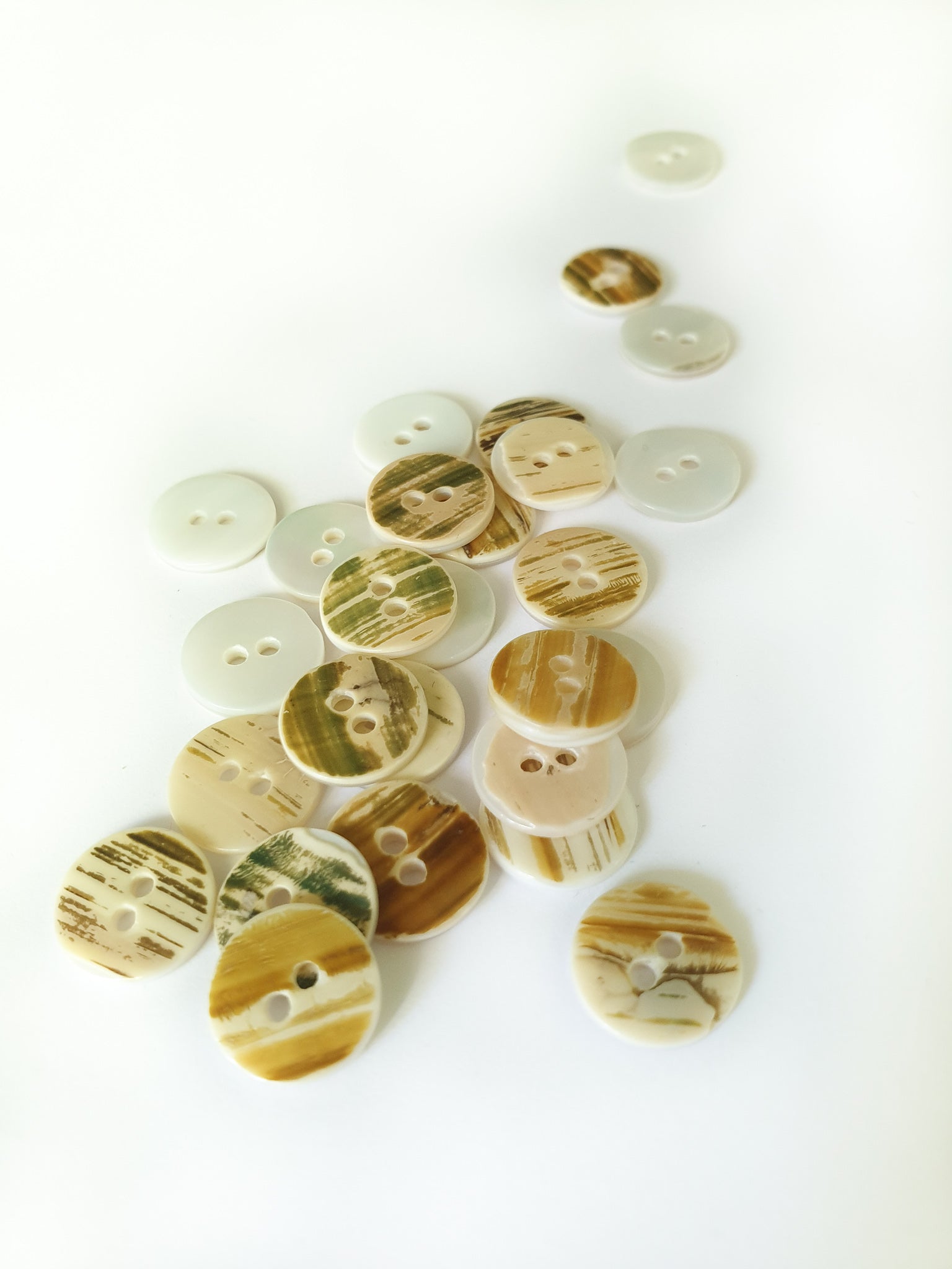 Boutons en nacre 1,3 cm