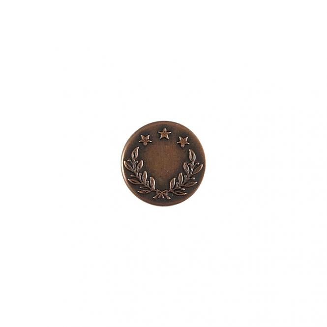 Jeans button metal 17mm copper