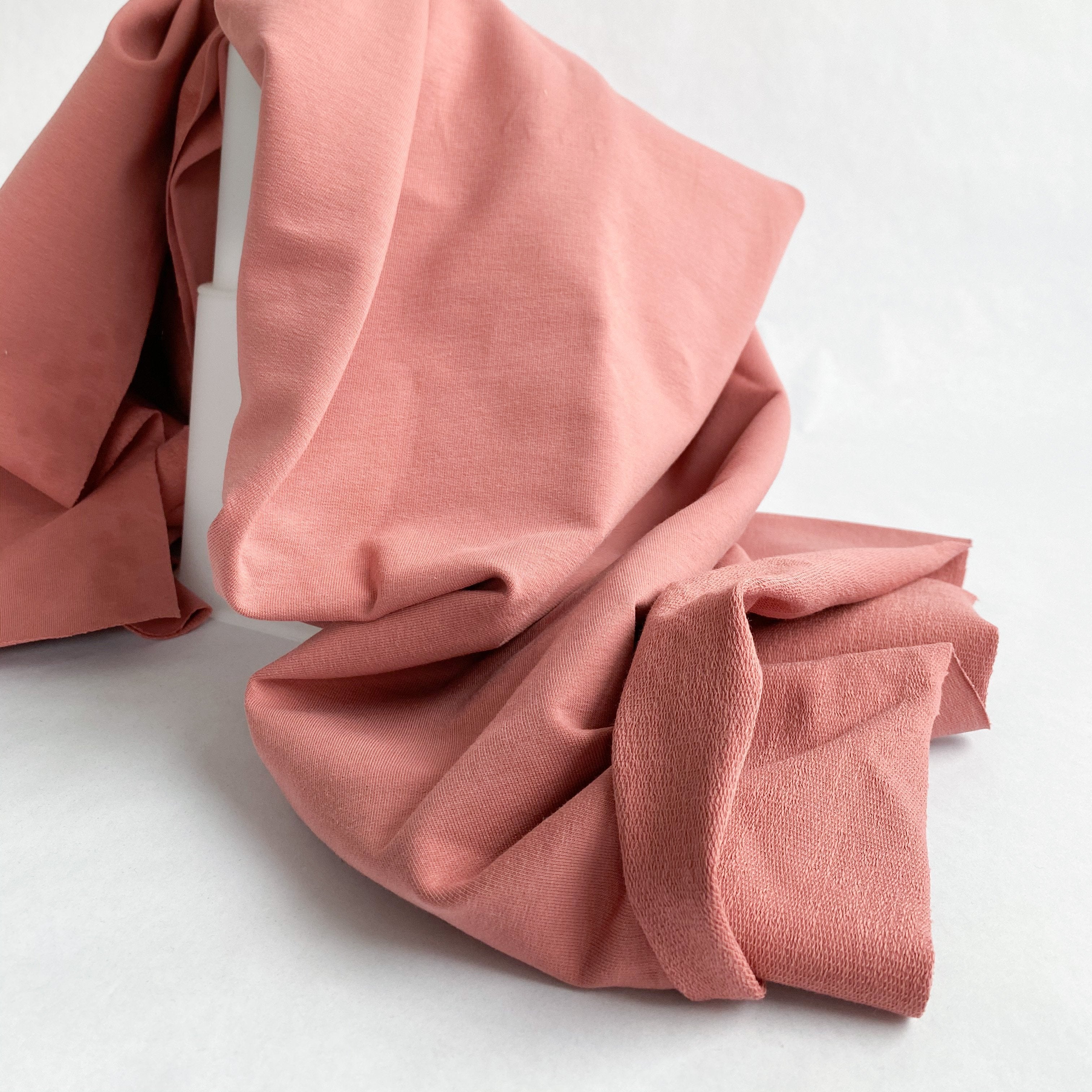 French Terry / Sommersweat Bio-Baumwolle mauve