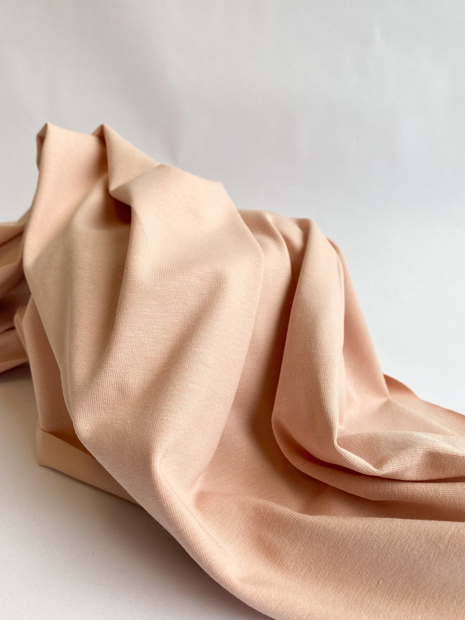 Jersey coton bio mauve clair