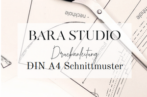 Schnittmuster richtig ausdrucken: Druckanleitung für Din A4 Schnittmuster