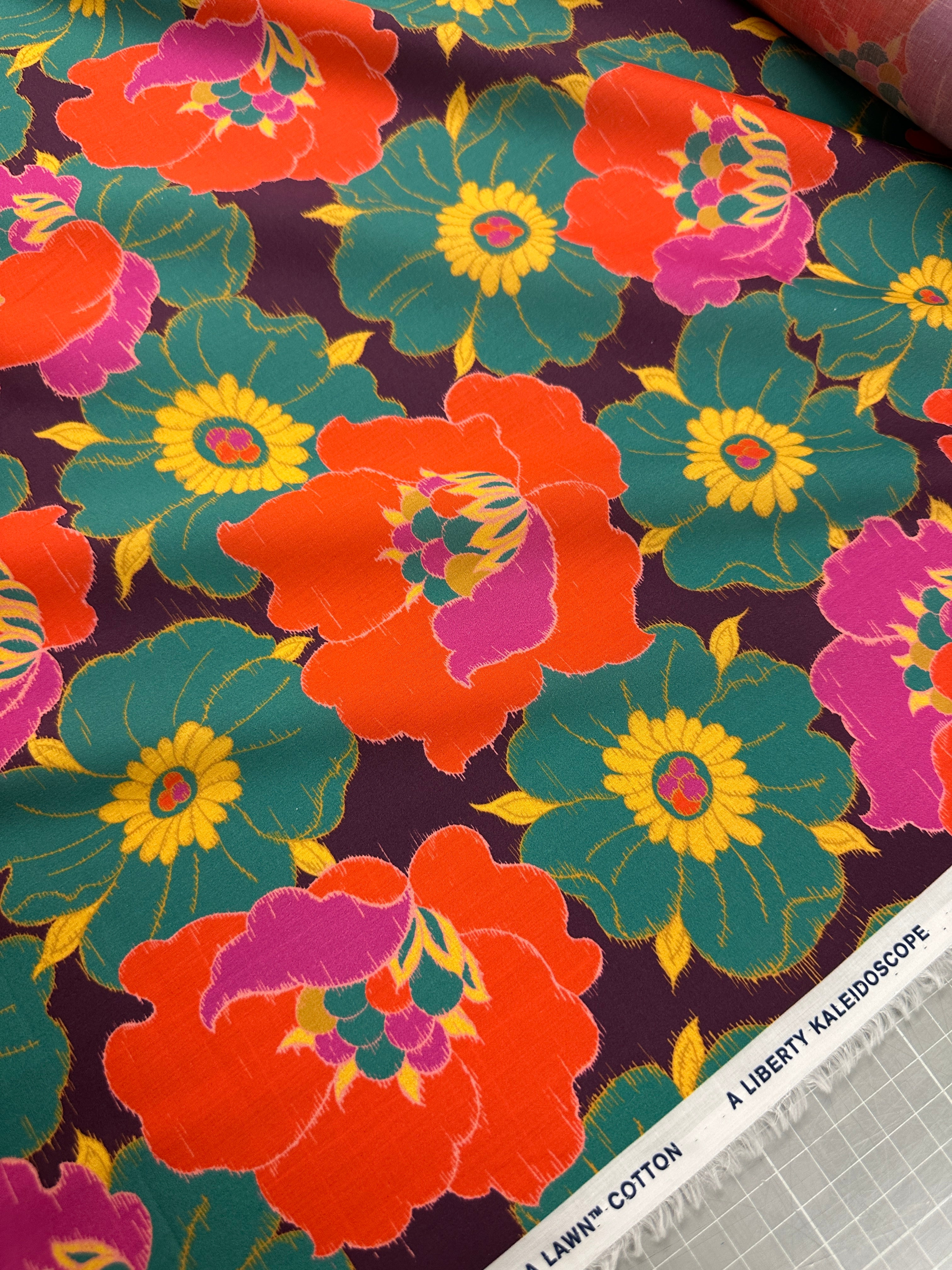 LIBERTY🔥🔥🔥 Tana Lawn orange grün