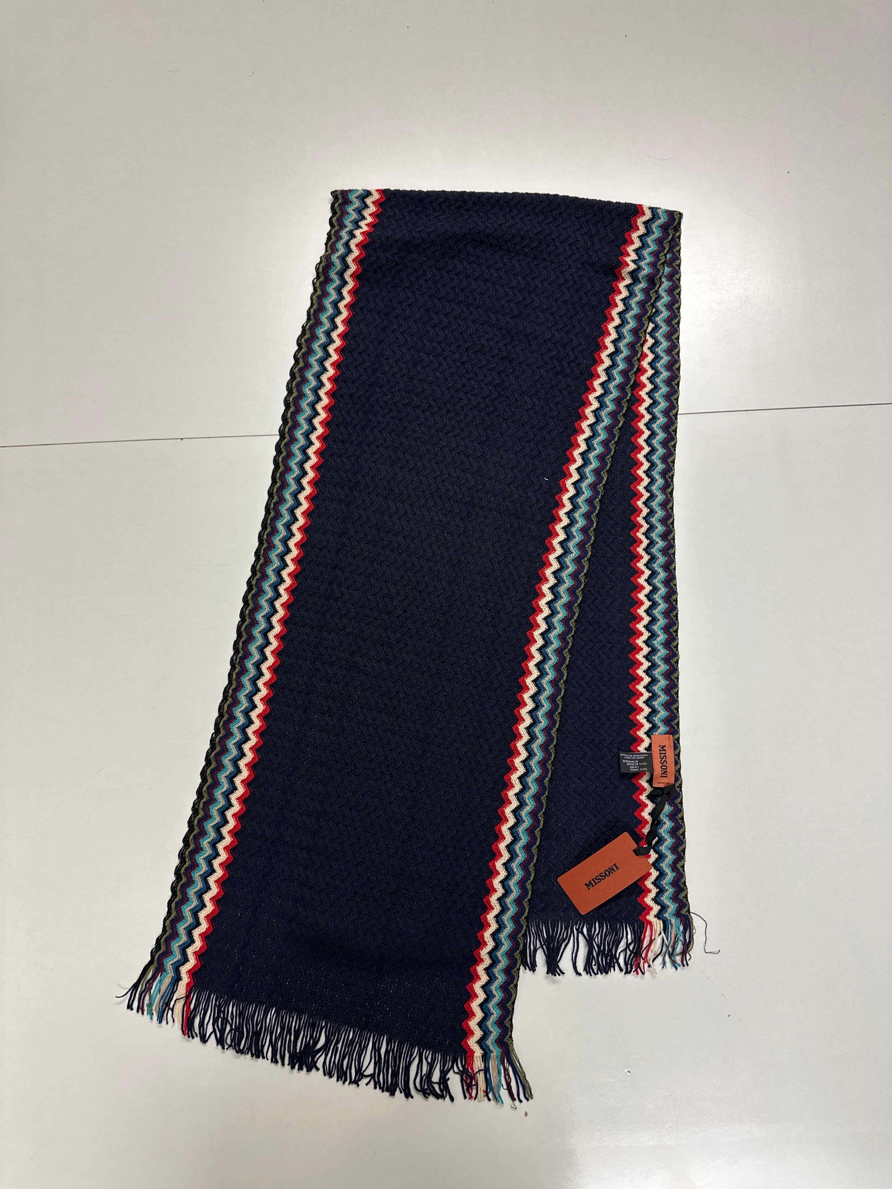 4 Strickschal Wolle-Acetat Misson* 180x37