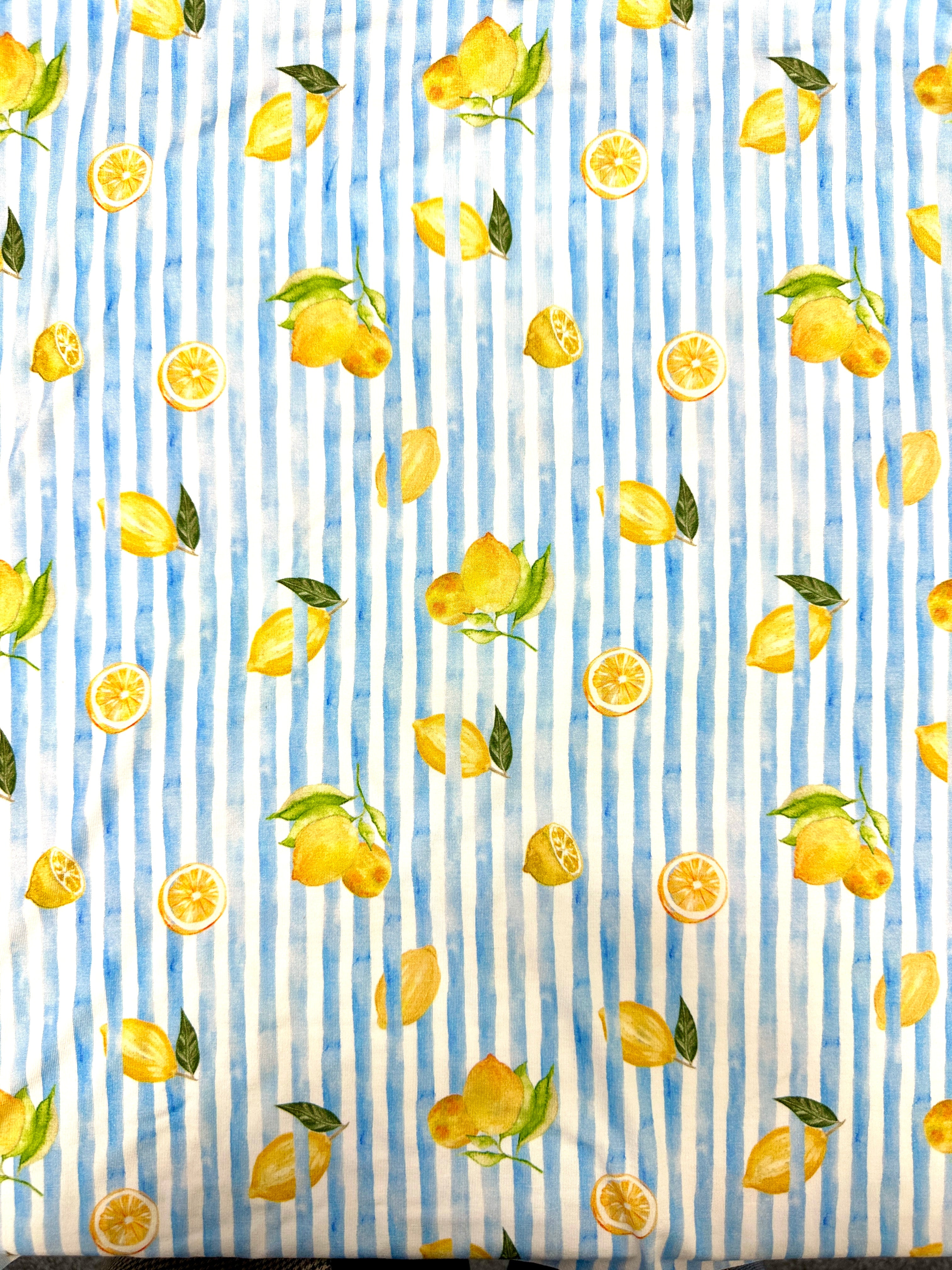 No. 1947 Viskosejersey Zitronen