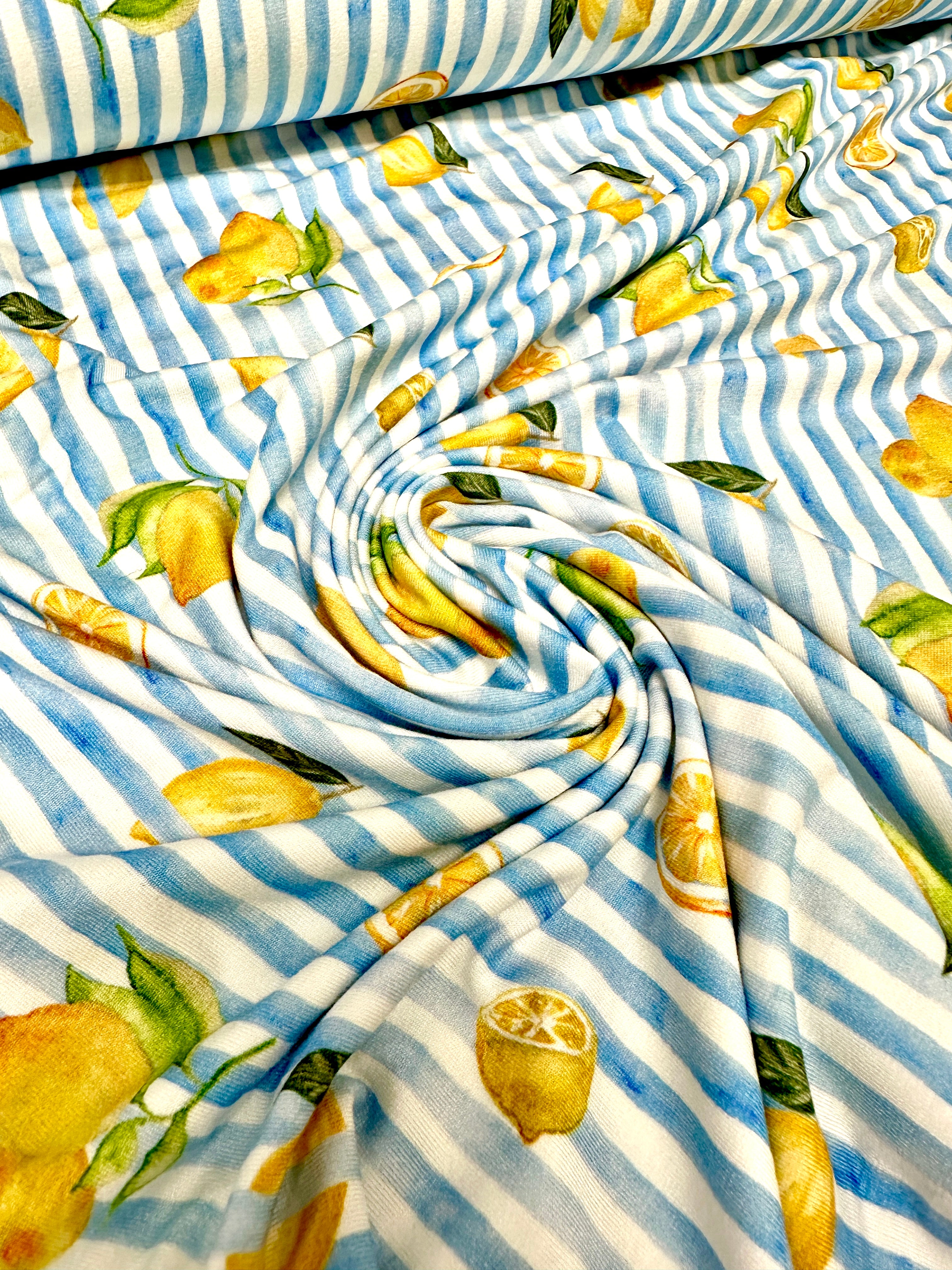 No. 1947 Viskosejersey Zitronen