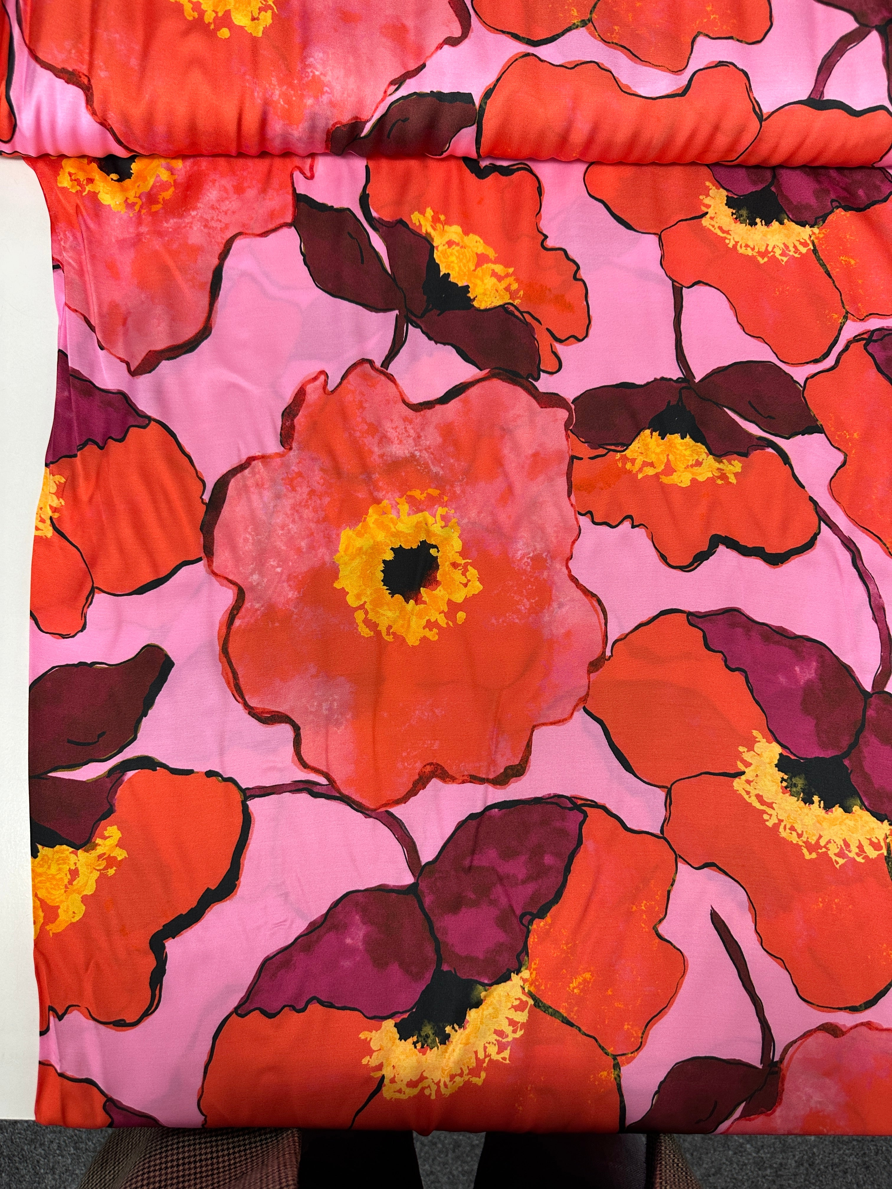 No. 1955 Viskosesatin EcoVero pink rot