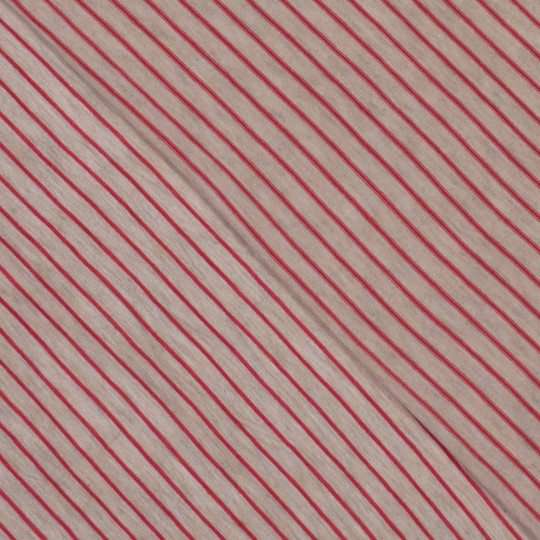 No. 649 jersey with stripes red beige