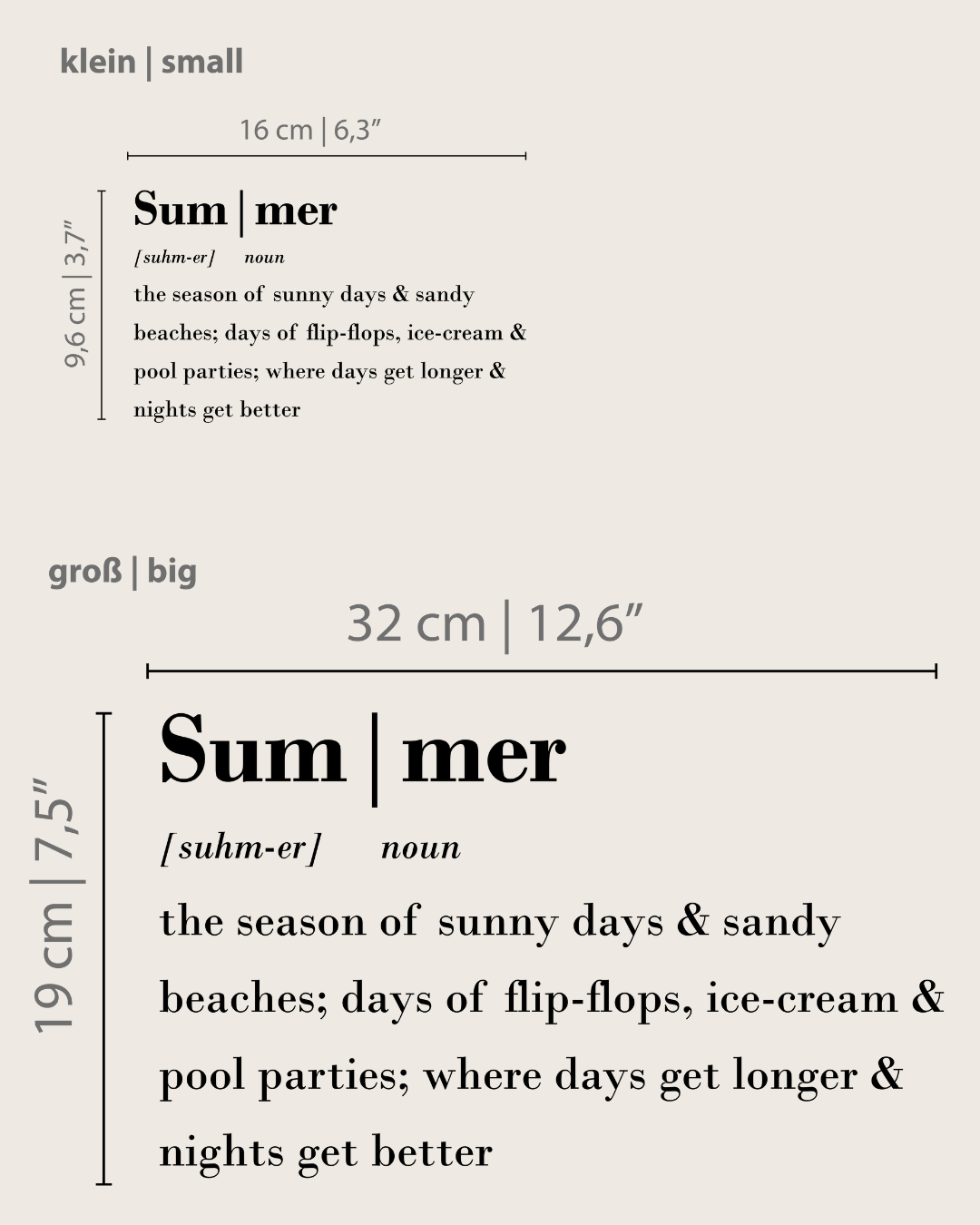Transferprint "Summer"