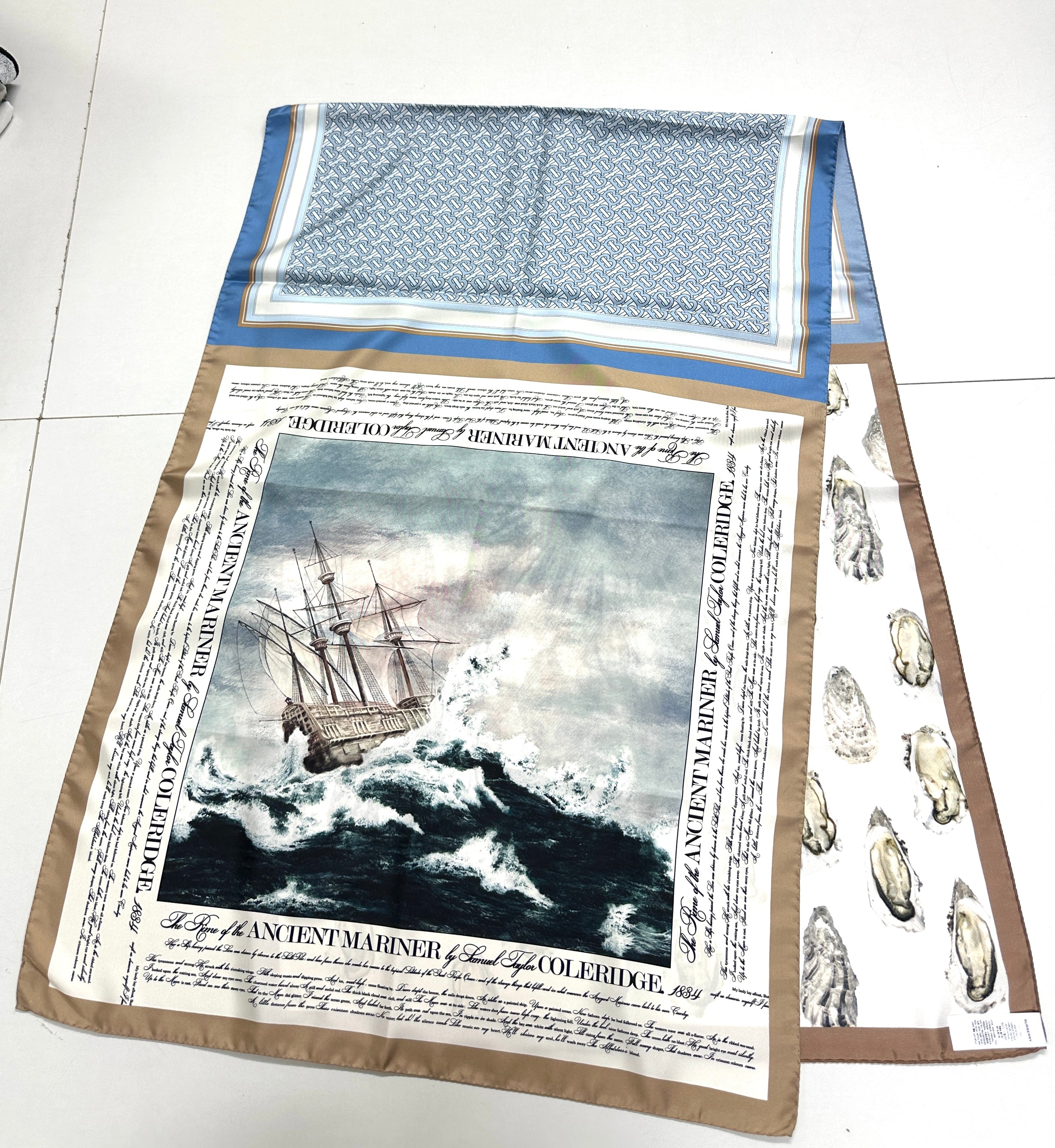 21 Seidenschal Burbe**y 210x70