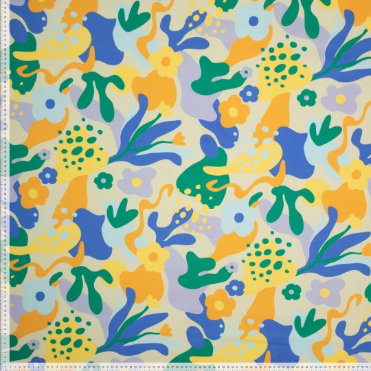 Non. Tissu de sport 1535 imprimé fleurs