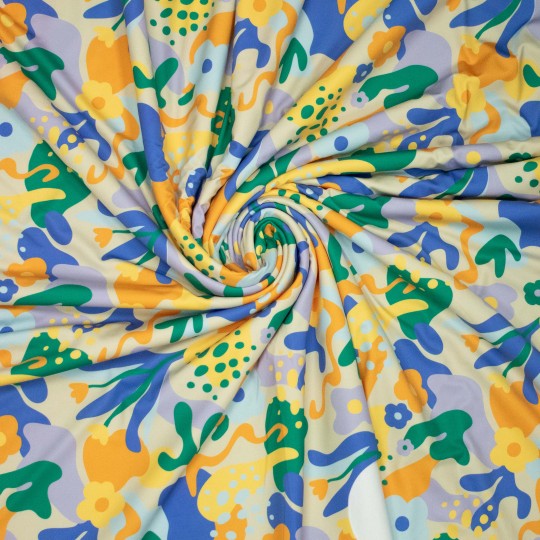 Non. Tissu de sport 1535 imprimé fleurs