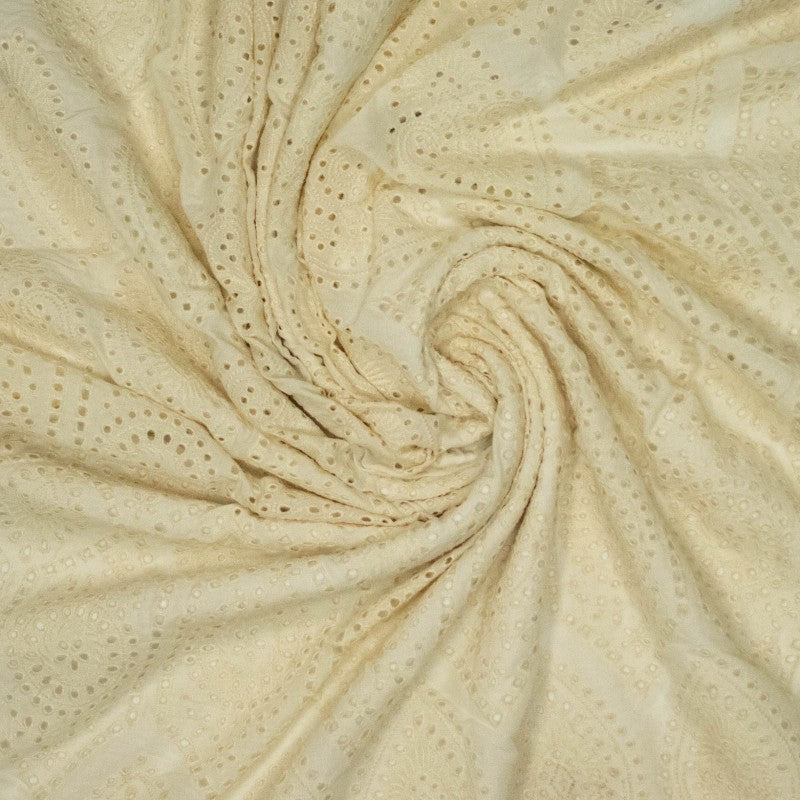 No. 2095 Cupro bestickt sand