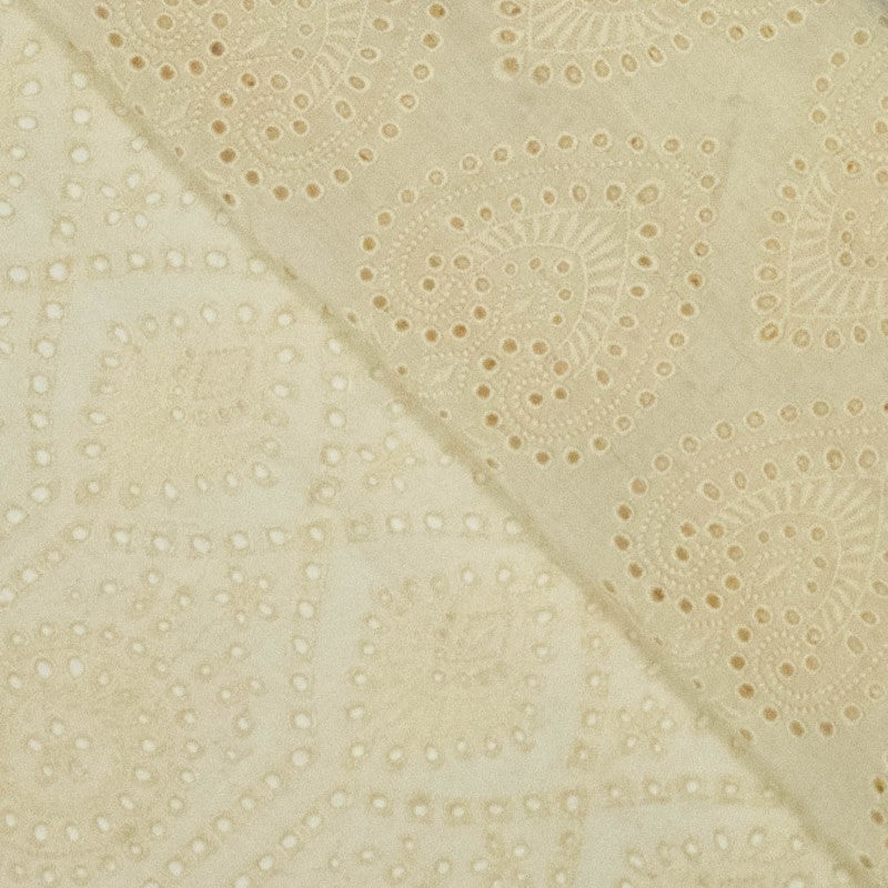 No. 2095 Cupro bestickt sand