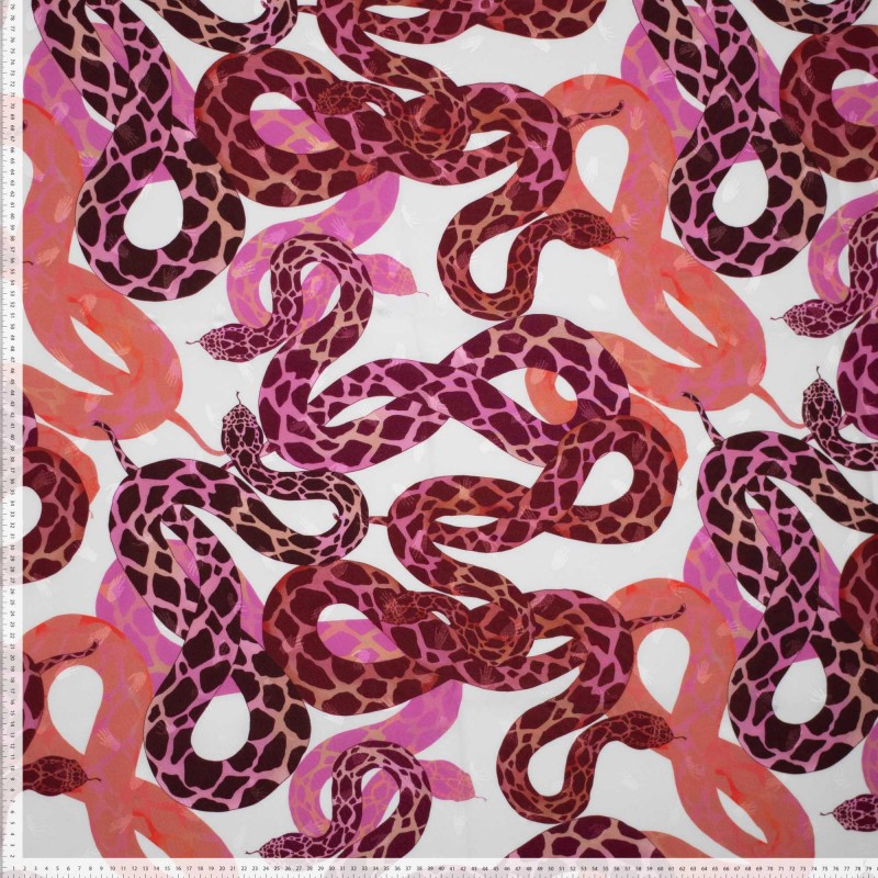 No. 2097 Viskose Jacquard Schlangen