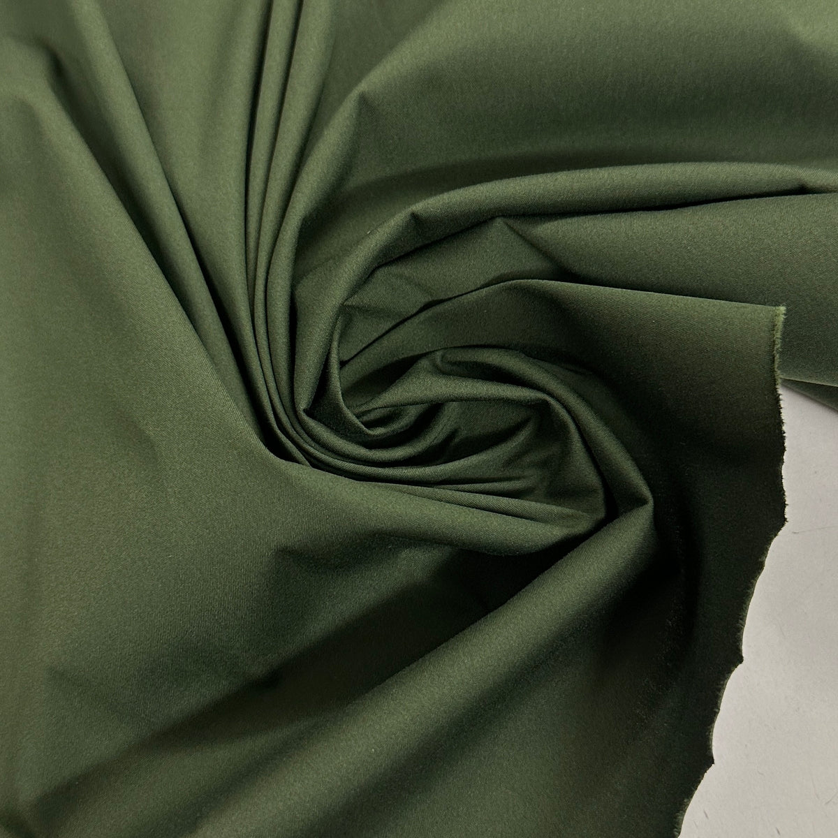 No. 2153 Baumwollmischung Poplin Stretch dunkelgrün
