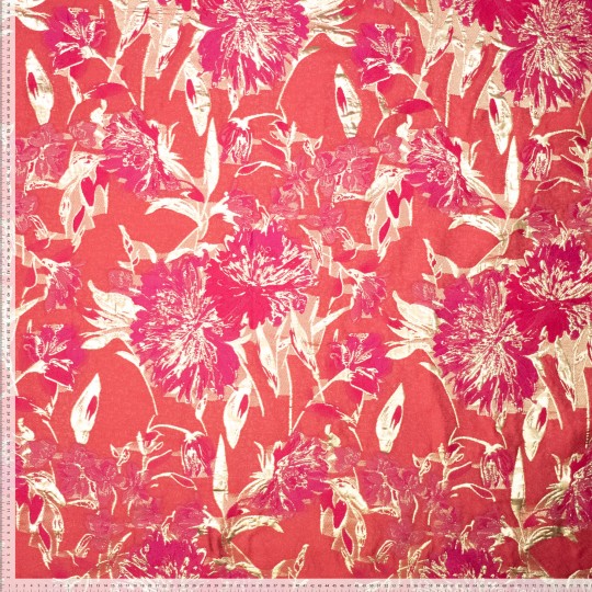 No. 1950 festlicher Jacquard mit Lurex pink