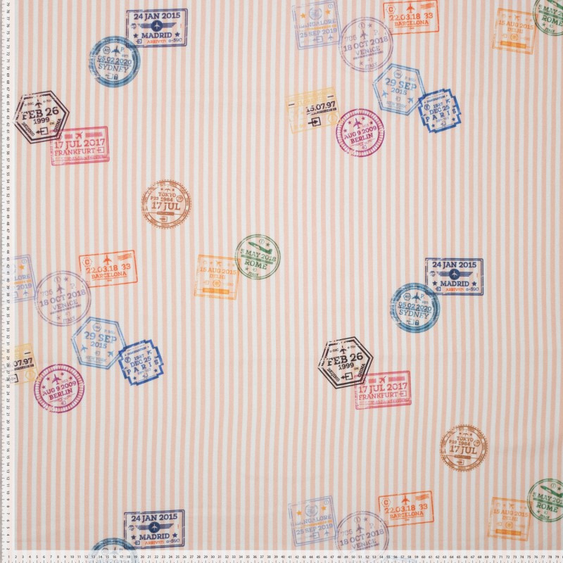 No. 2092 Canvas Streifen Reiseedition