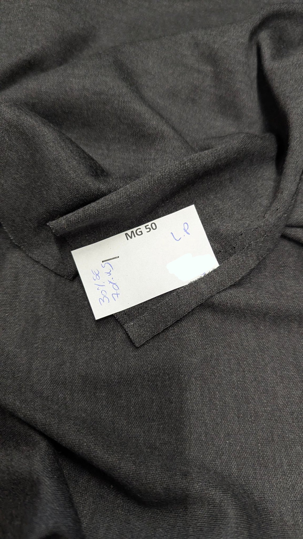 No. 1743 Seiden-Kaschmir Jersey anthrazit