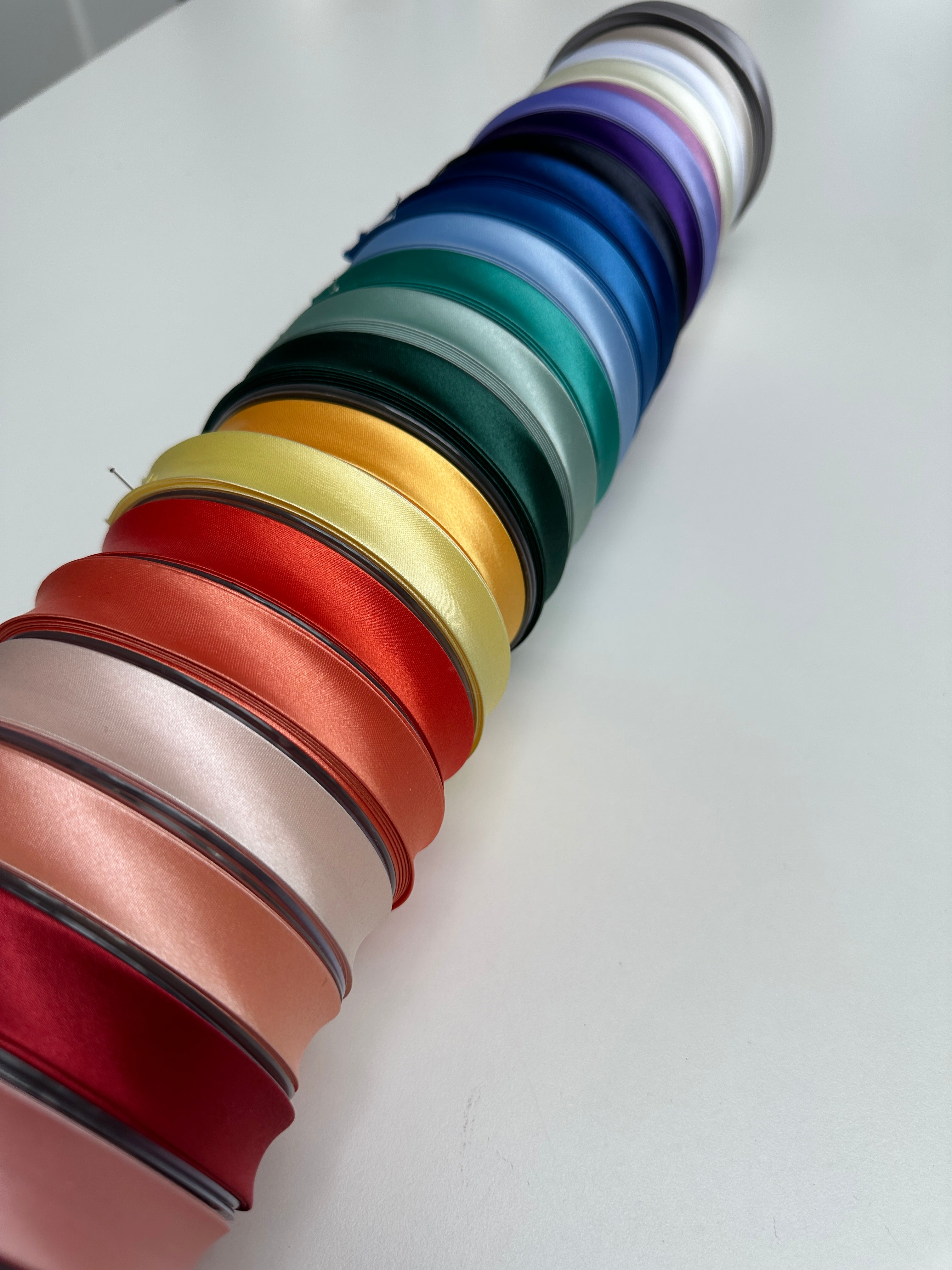 Satin Schrägband gefalzt 40/20mm 1m