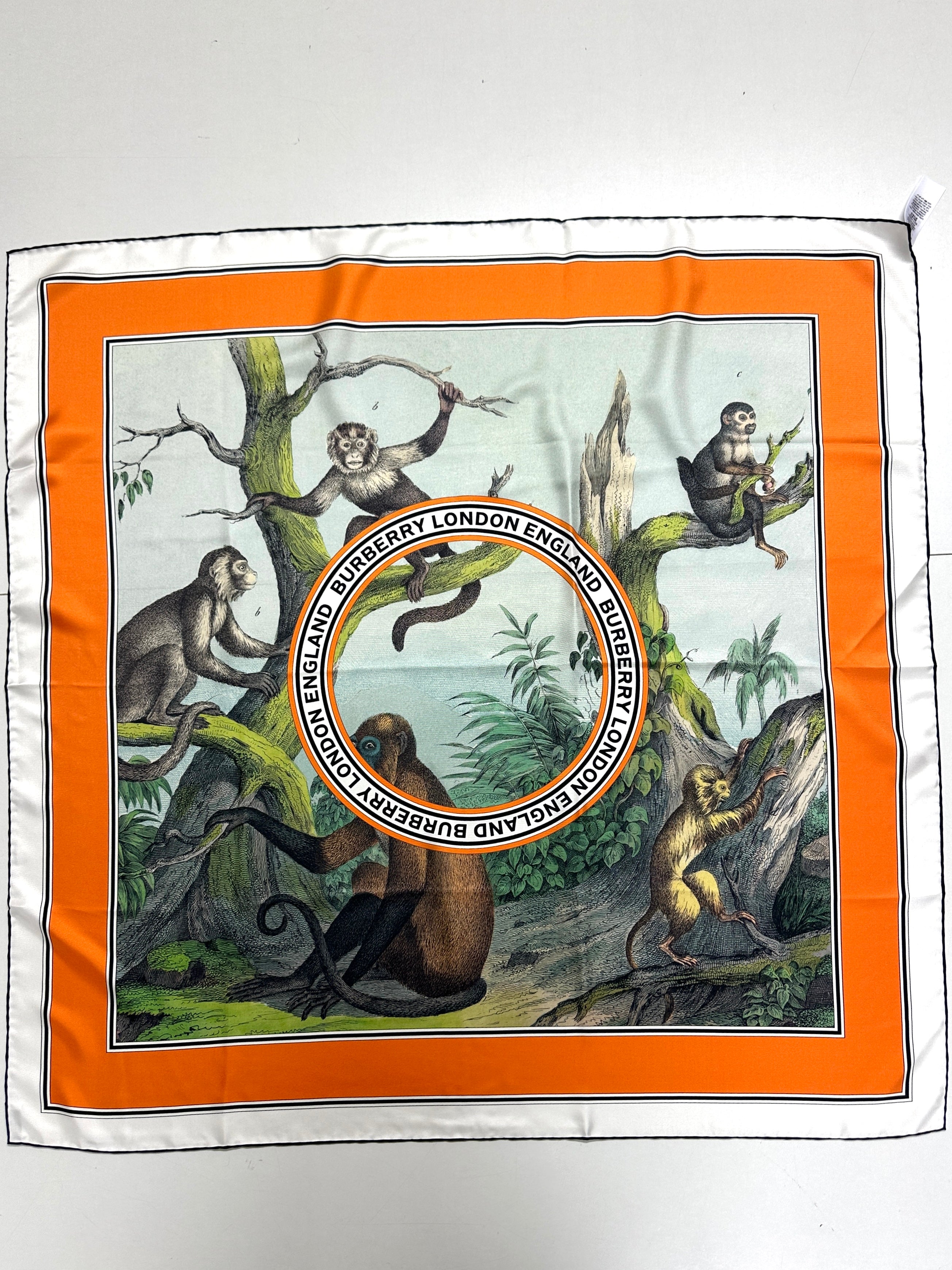 16 Seidenschal Burbe**y 90x90