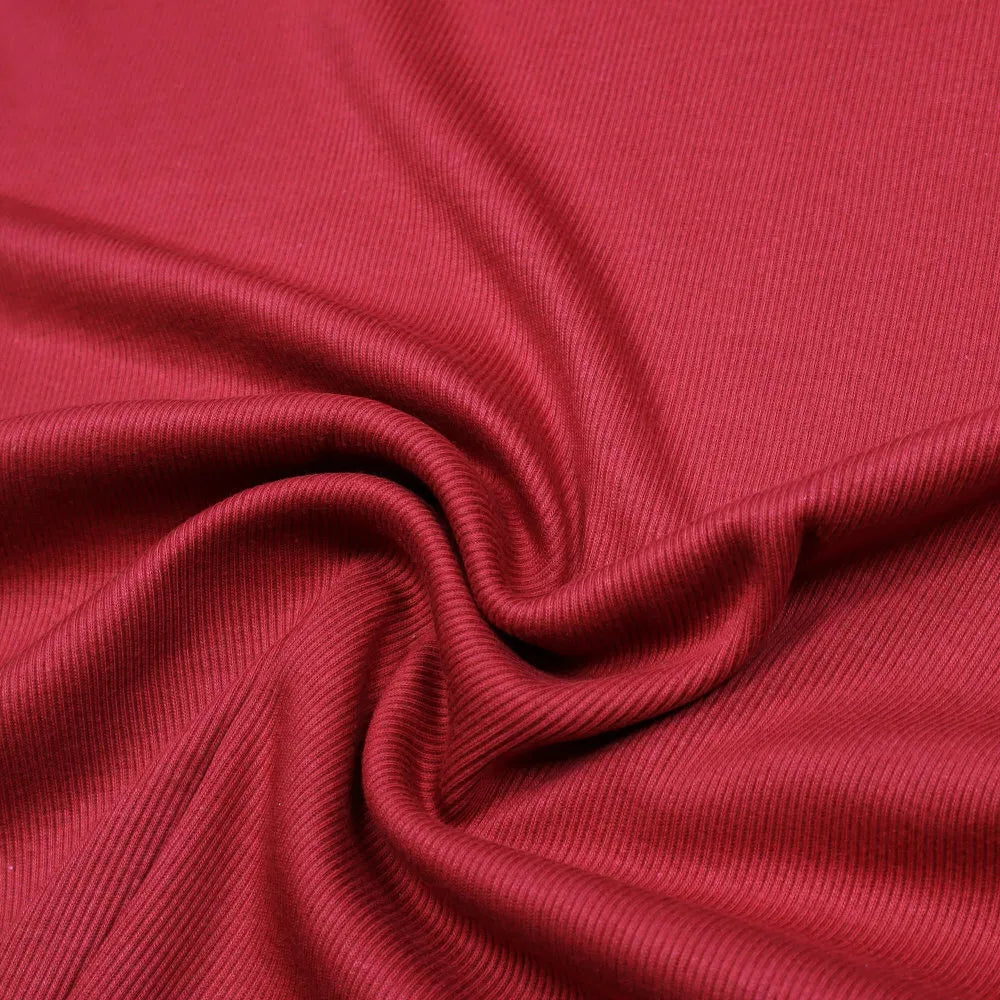 No. 1384 Rippjersey dunkelrot | 2,20m